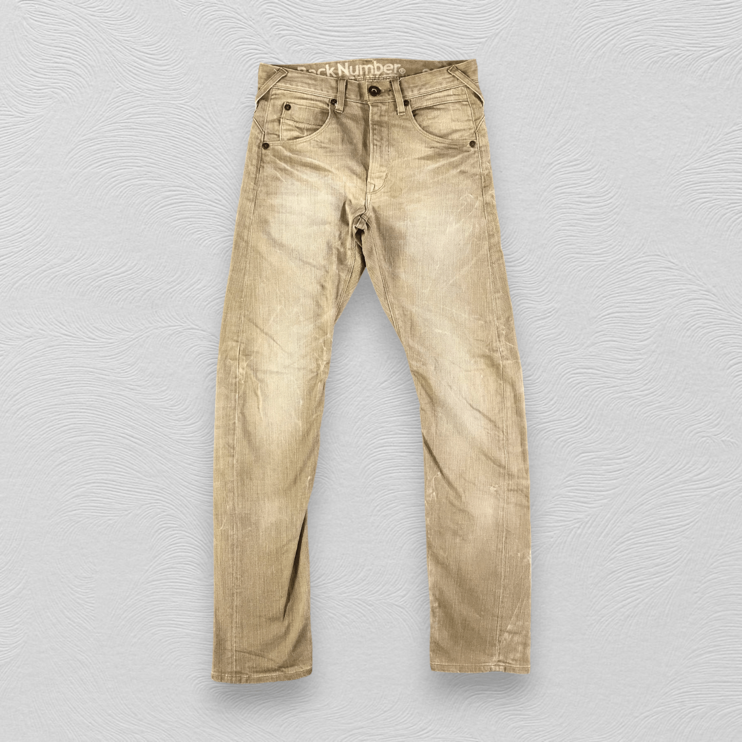 Japanese Brand Vintage Japanese Brand Back Number Faded Brown Jeans KJ1979 Size US 28 / EU 44 - 1 Thumbnail