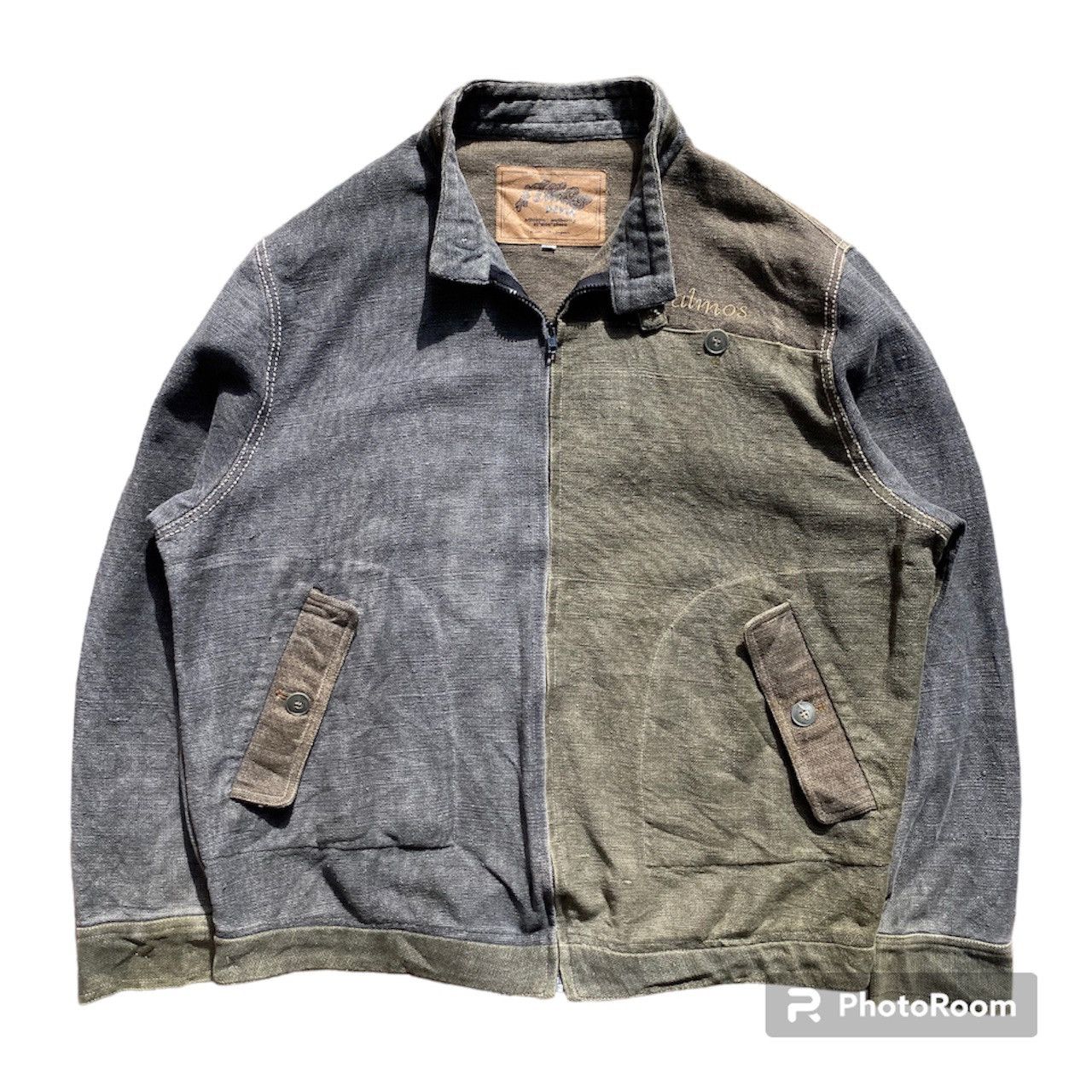 atmos 🔥Rare ATMOSPHERE Denim Reconstructed Jacket Like Kapital Size US XL / EU 56 / 4 - 1 Thumbnail