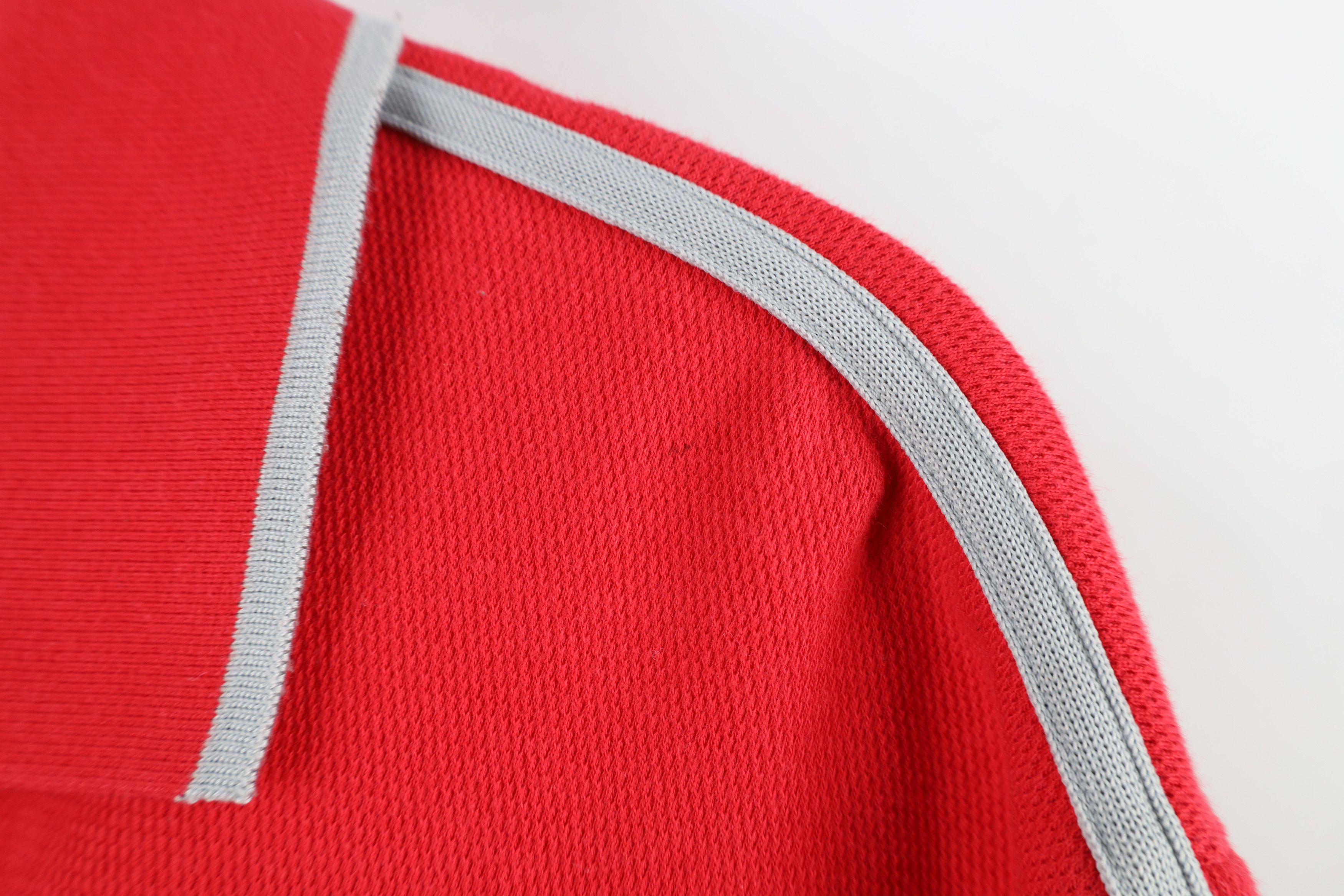 Nike × Vintage Vintage Nike Mini Swoosh Ohio State University Knit Polo Size US M / EU 48-50 / 2 - 6 Thumbnail