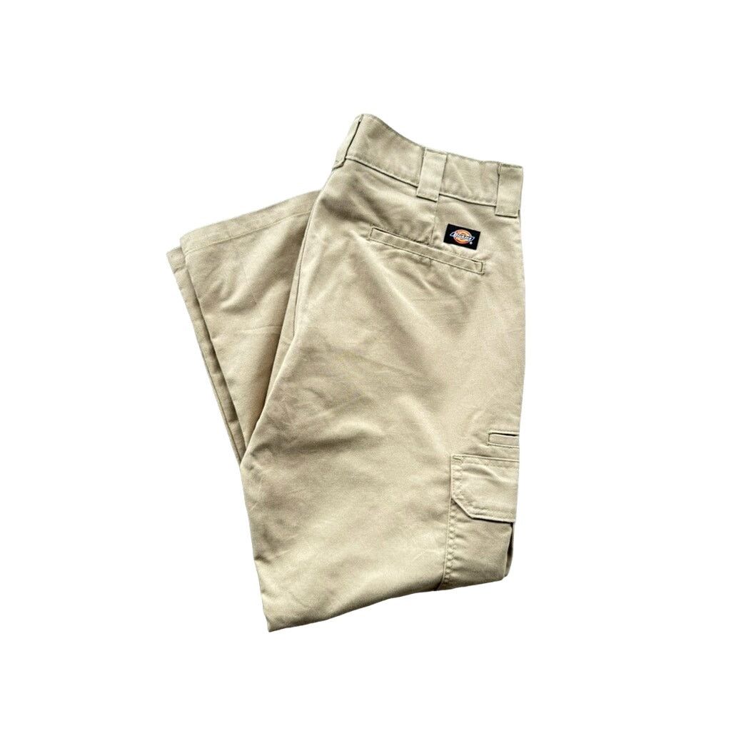 Dickies × Vintage 2000's Dickies Men's Flex Tan Workwear Cargo Pants Size US 34 / EU 50 - 1 Thumbnail
