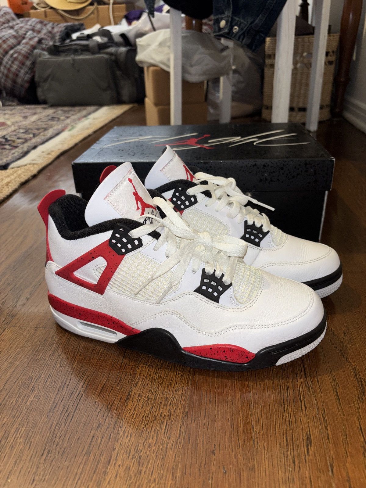 Jordan Brand Air Jordan 4 Retro 'Fire Red' Size US 8.5 / EU 41-42 - 2 Thumbnail