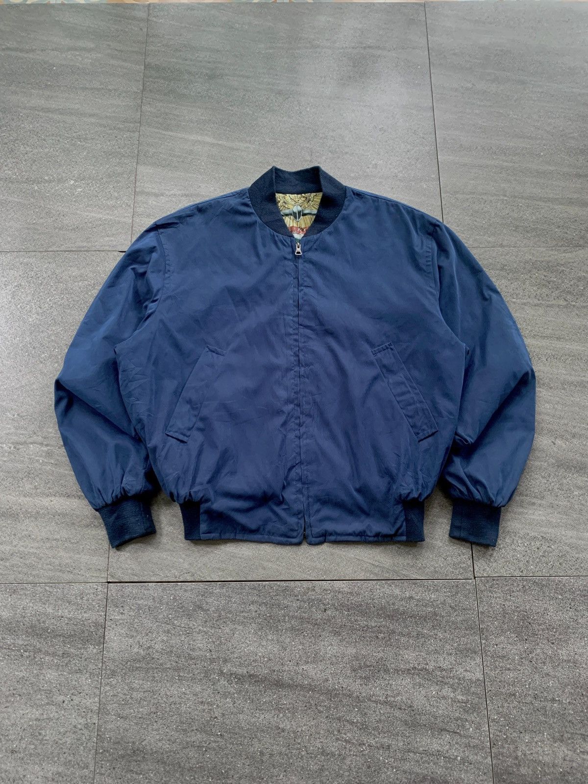 Hermes FREE TAX! 90s Reversible Silk Bomber Jacket Size US S / EU 44-46 / 1 - 7 Thumbnail