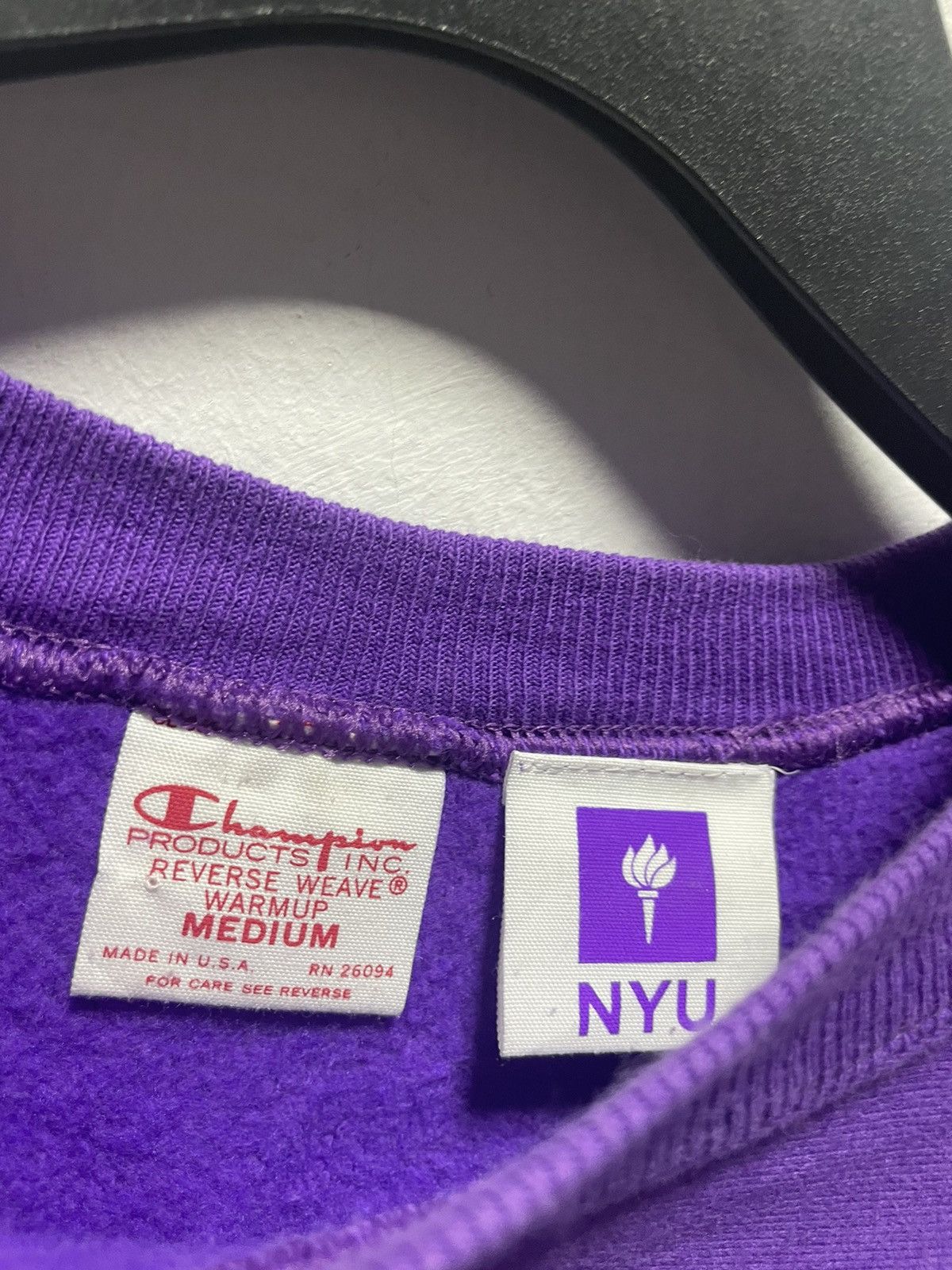 Champion CHAMPION Sweatshirt NYU Reverse Weave USA NY University Size M / US 6-8 / IT 42-44 - 2 Thumbnail