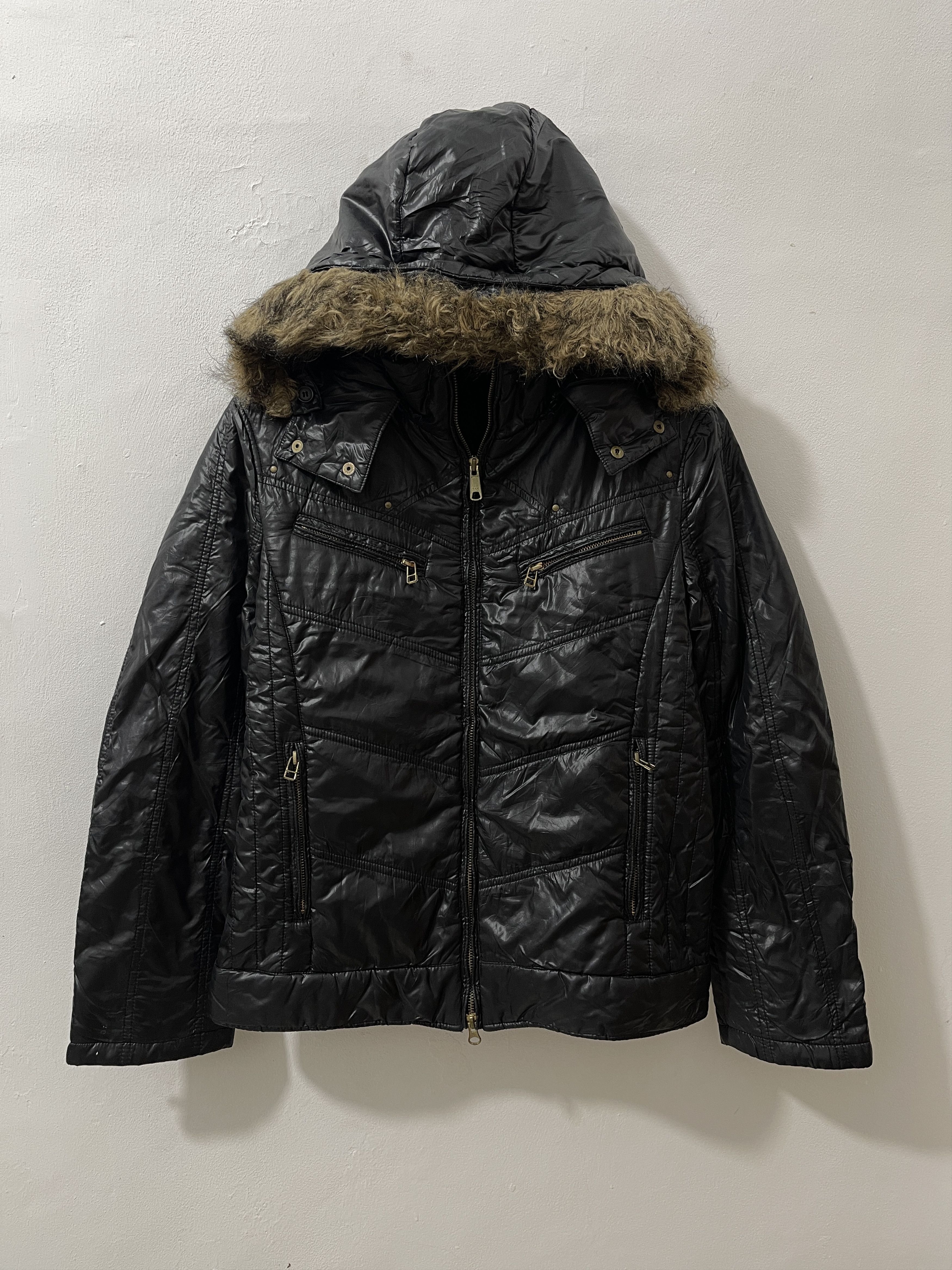 Alpha Magic Japan Archive Fur Puffer LGB Vkei Style Jacket