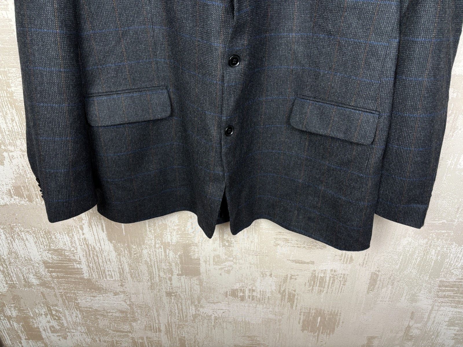 Other Edler Von F Oxford Wool Check Blazer Jacket Sport Coat Size 54R - 5 Thumbnail