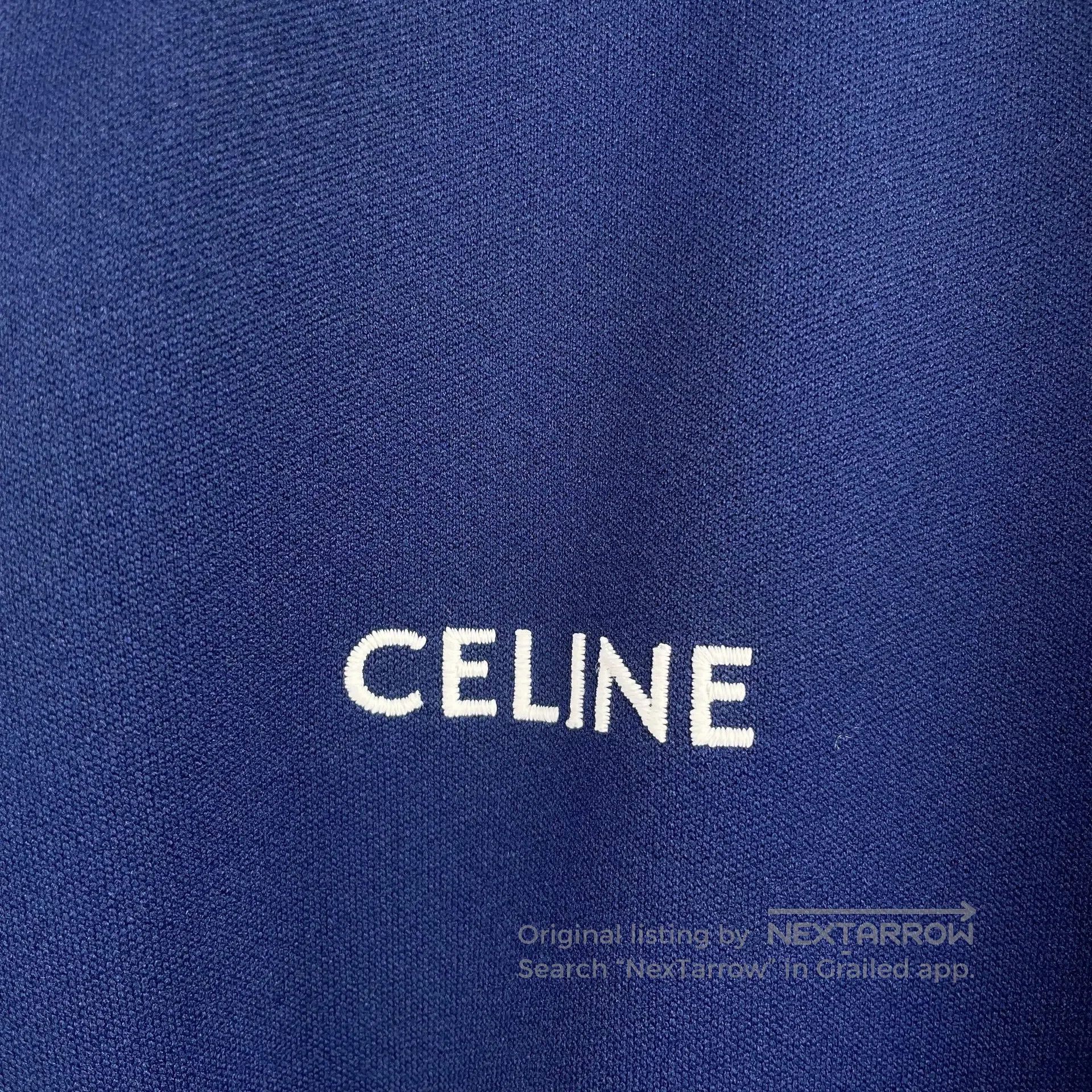 Celine CELINE Letter logo blue short hooded jacket size M| Size US M / EU 48-50 / 2 - 3 Thumbnail