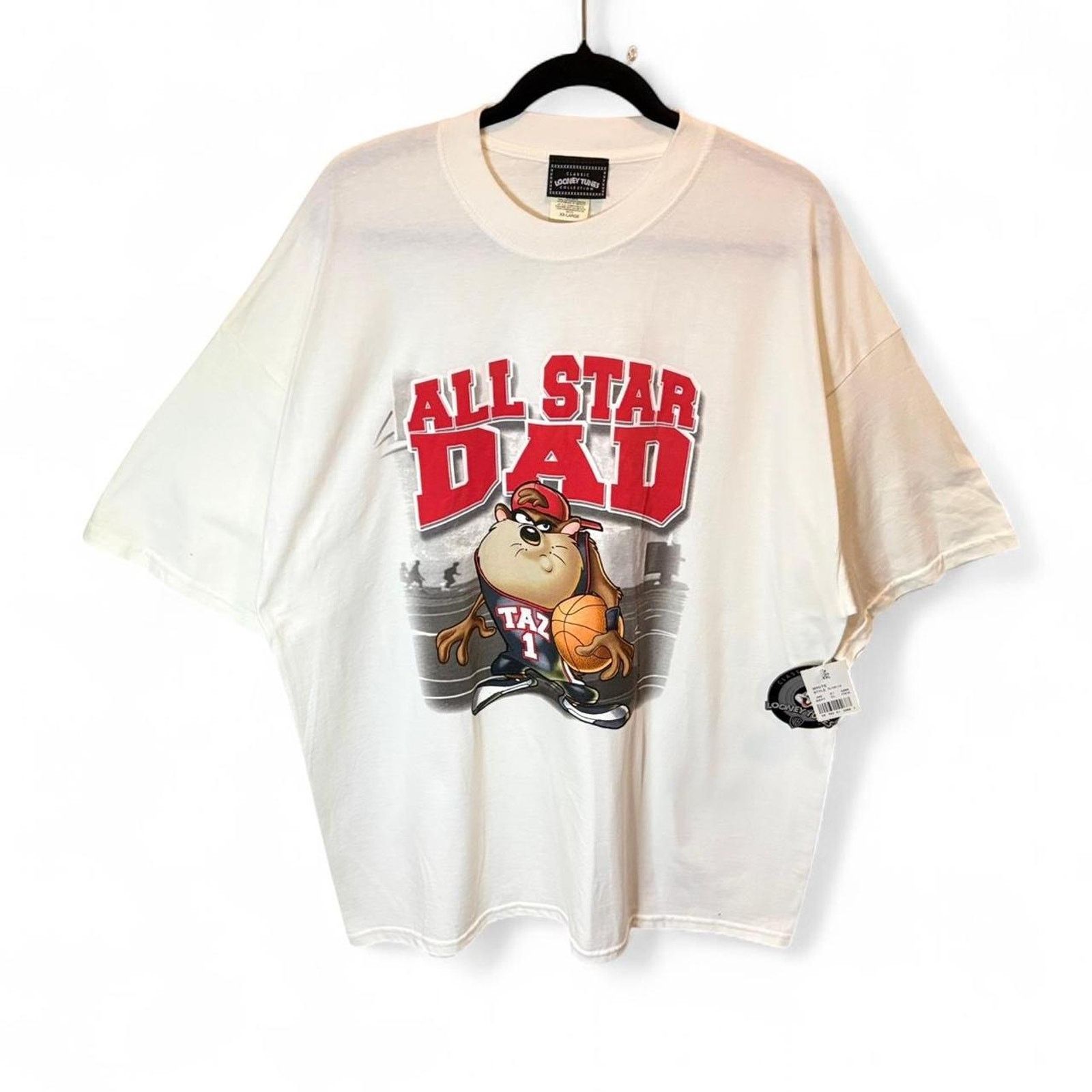 Vintage Vintage taz looney tunes t shirt new with tags XL Size US XL / EU 56 / 4 - 1 Thumbnail