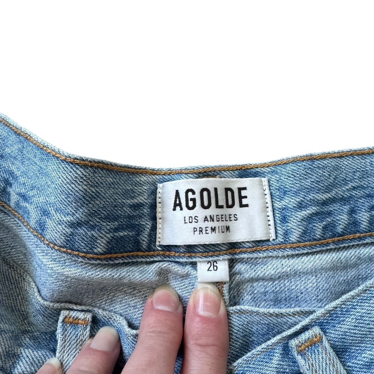 Agolde AGOLDE Criss Cross Upsized Jean Suburbia Size 26" / US 2 / IT 38 - 4 Thumbnail