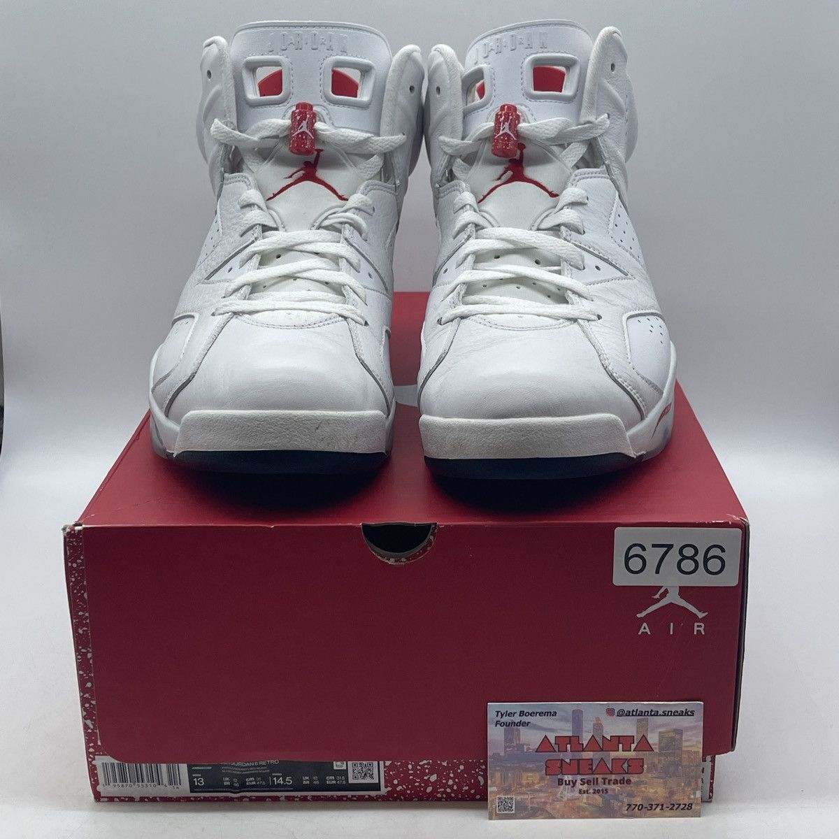 Jordan Brand Air Jordan 6 red Oreo Size US 13 / EU 46 - 2 Thumbnail