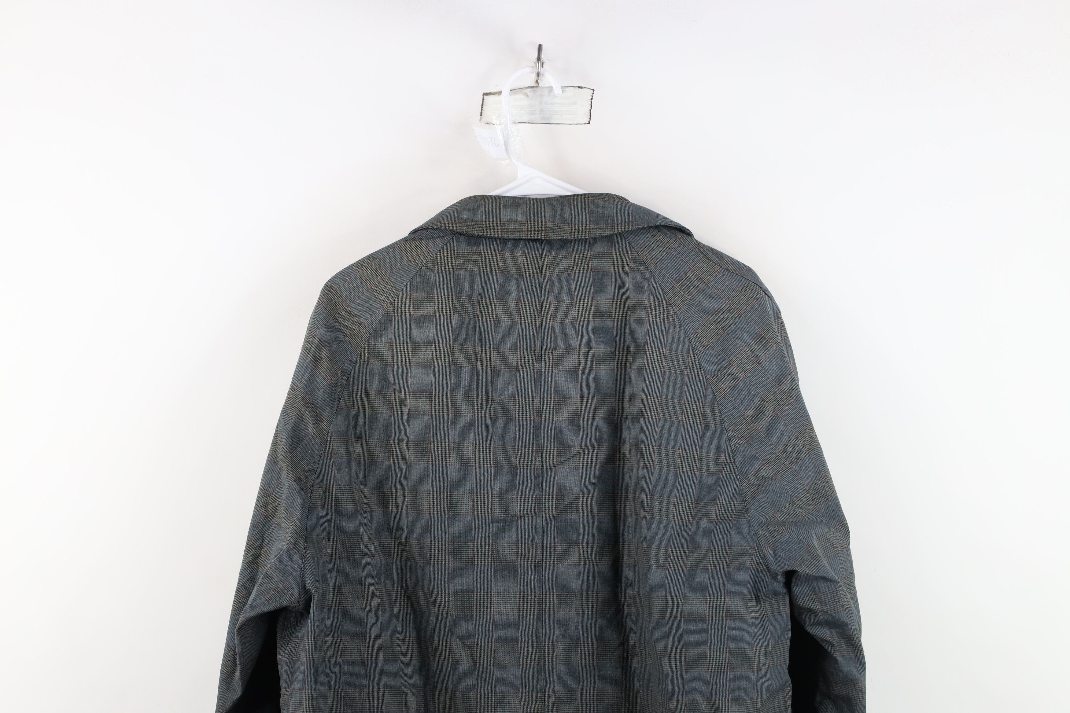 Vintage Vintage 70s Rockabilly Trench Coat Rain Jacket Plaid USA Size US L / EU 52-54 / 3 - 14 Thumbnail