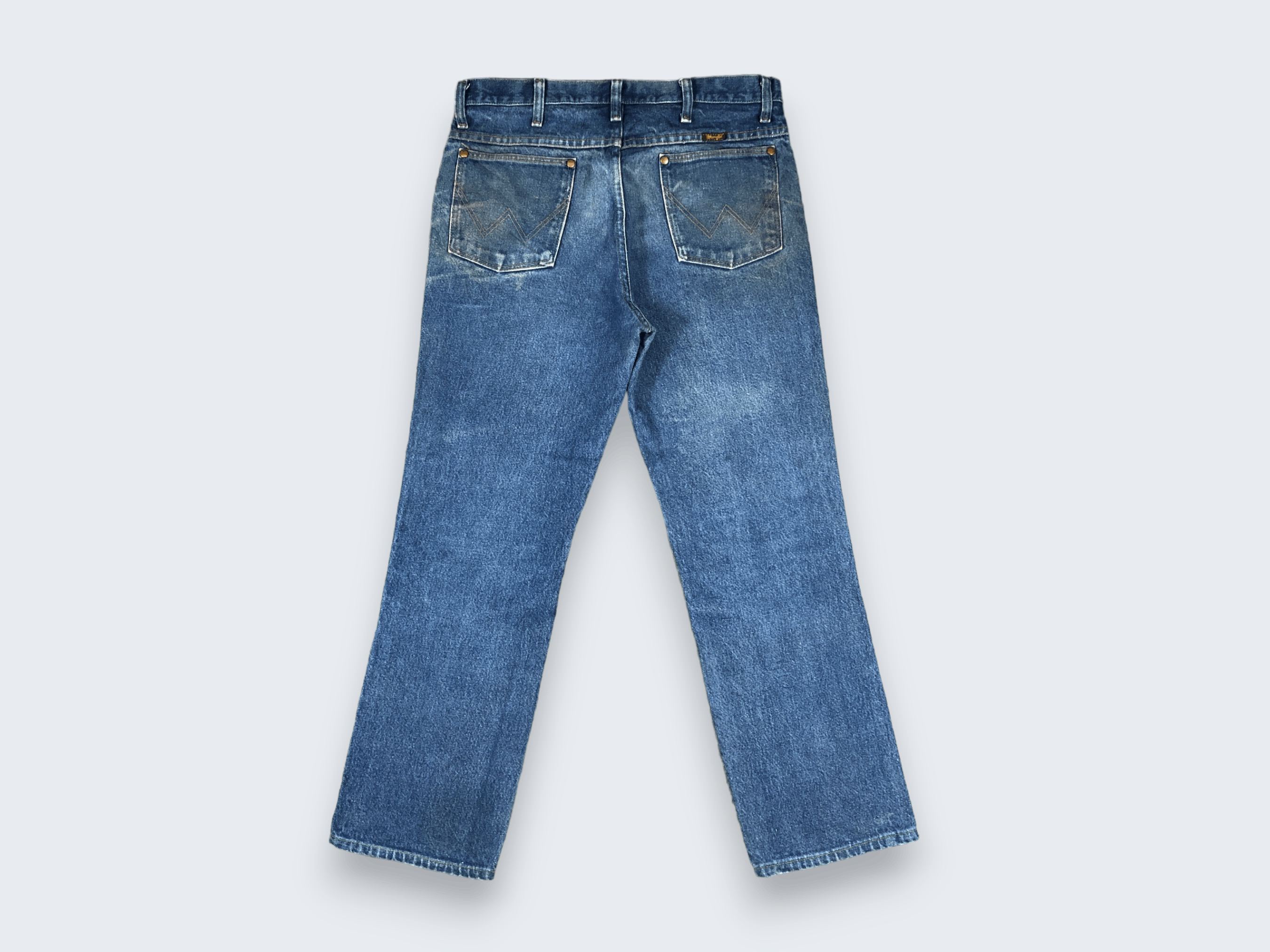 Vintage × Wrangler Vintage Wrangler Light Blue Wash Jeans L718 Size US 33 - 4 Thumbnail