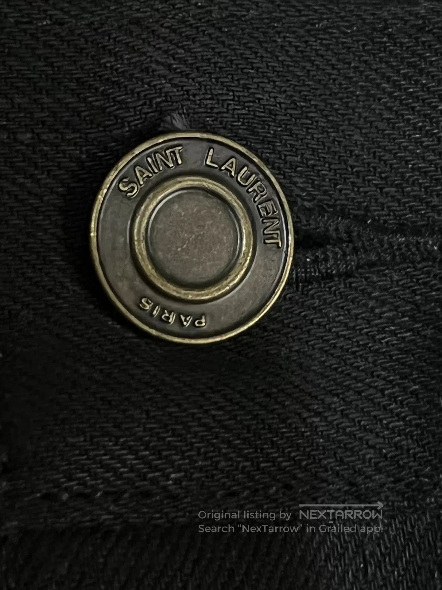 Saint Laurent Paris Saint Laurent Men's Black Jeans. Size US 32 / EU 48 - 4 Thumbnail