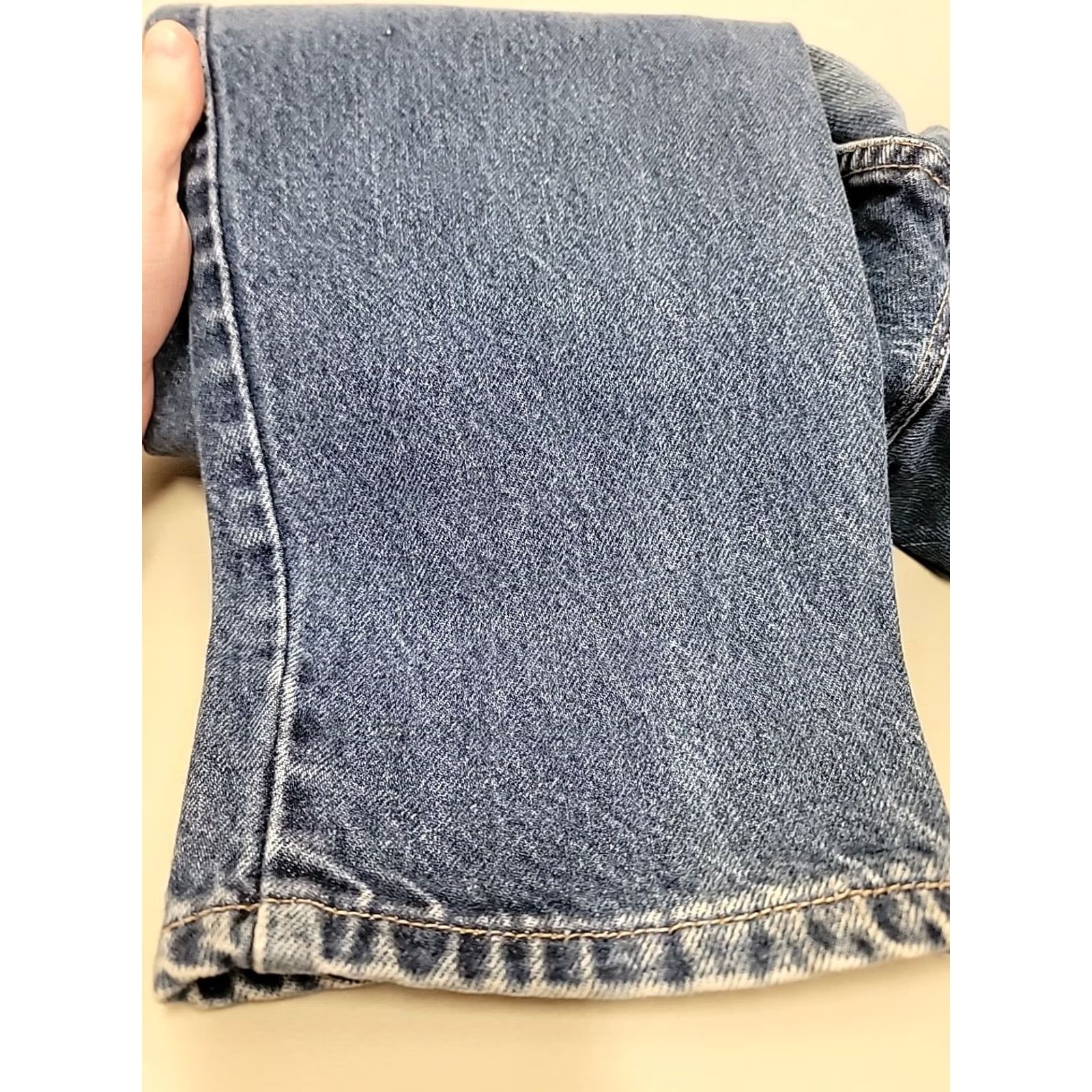 Levi's VINTAGE Levi's 550 Jeans Women's 16L Blue Cotton Denim Relaxed Tapered 5-Pocket Design Jea ns Size 38" / US 16 / IT 52 - 6 Thumbnail