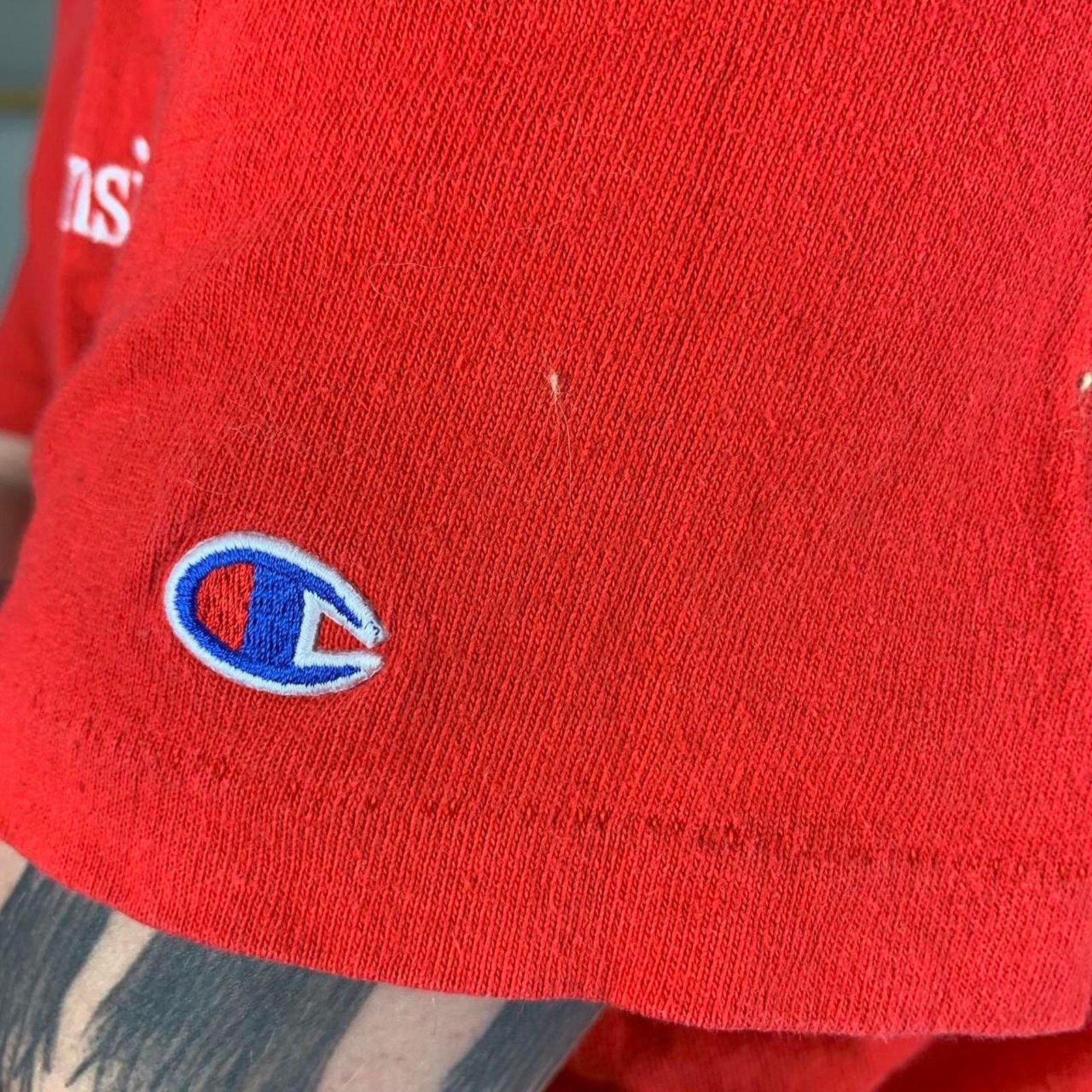 Champion × Vintage Vintage Champion Wisconsin Embroidered T-shirt Size US XXL / EU 58 / 5 - 4 Thumbnail