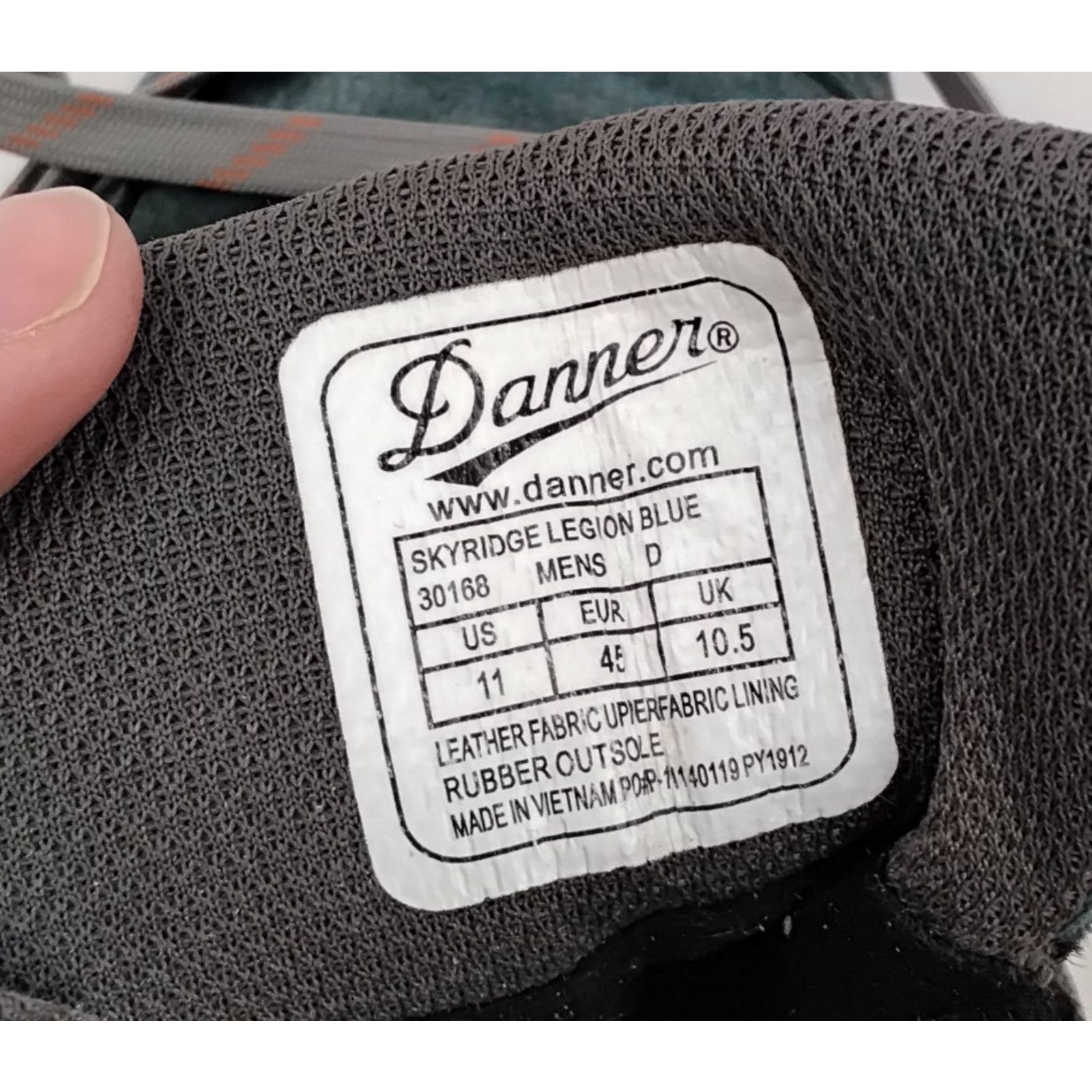 Danner Danner Skyridge Hiking Boots Men's 11 Legion Blue Suede Size US 11 / EU 44 - 12 Thumbnail