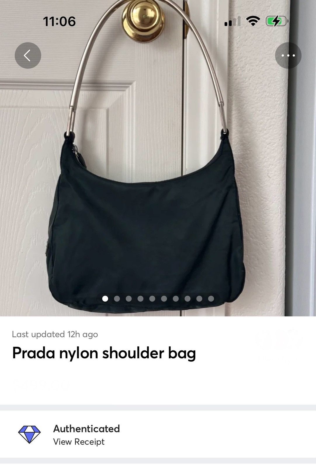 Prada Prada nylon shoulder bag Size ONE SIZE - 2 Thumbnail
