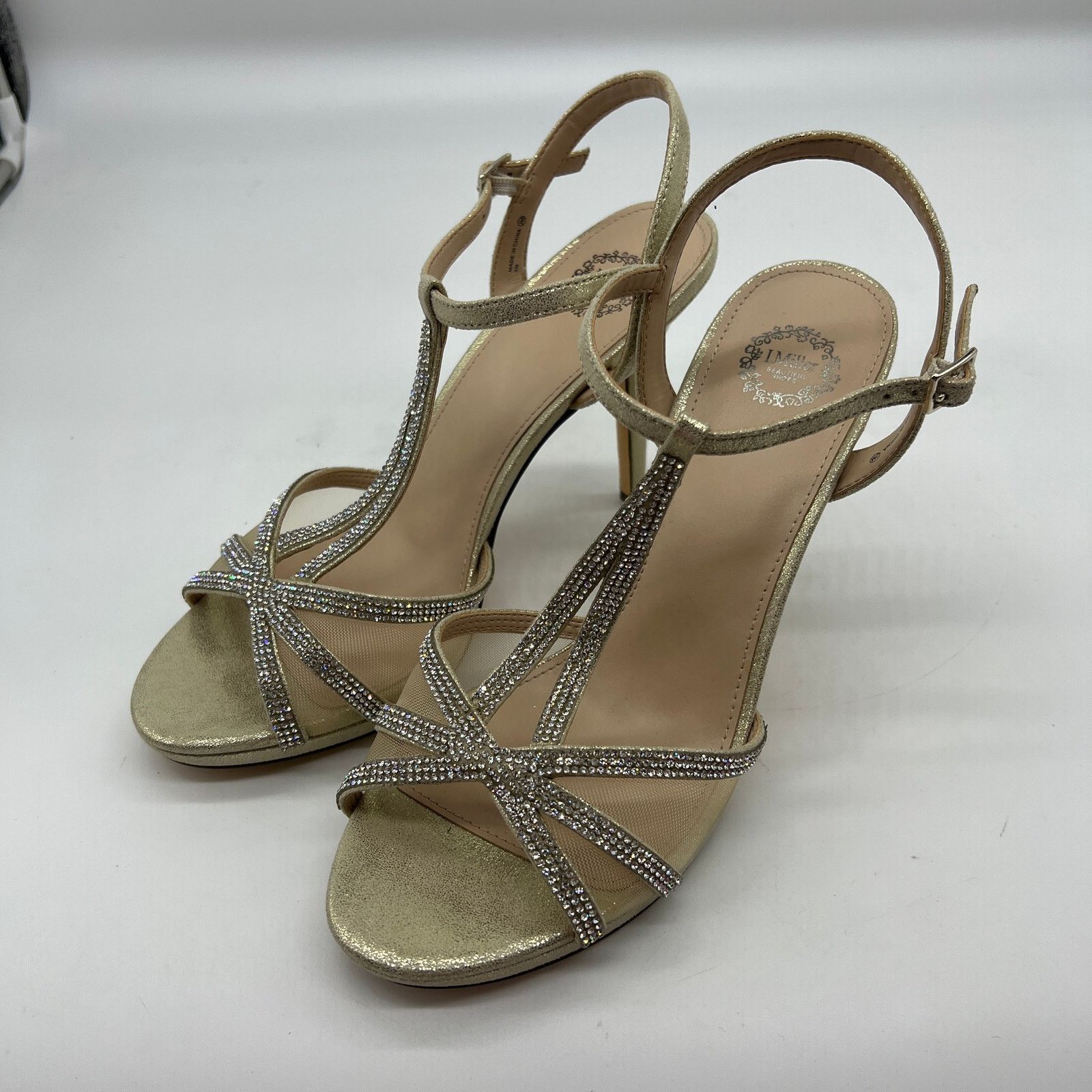 Other I.Miller Womens Ramona Heeled Sandals Gold Size 10M Size US 10 / IT 40 - 10 Thumbnail