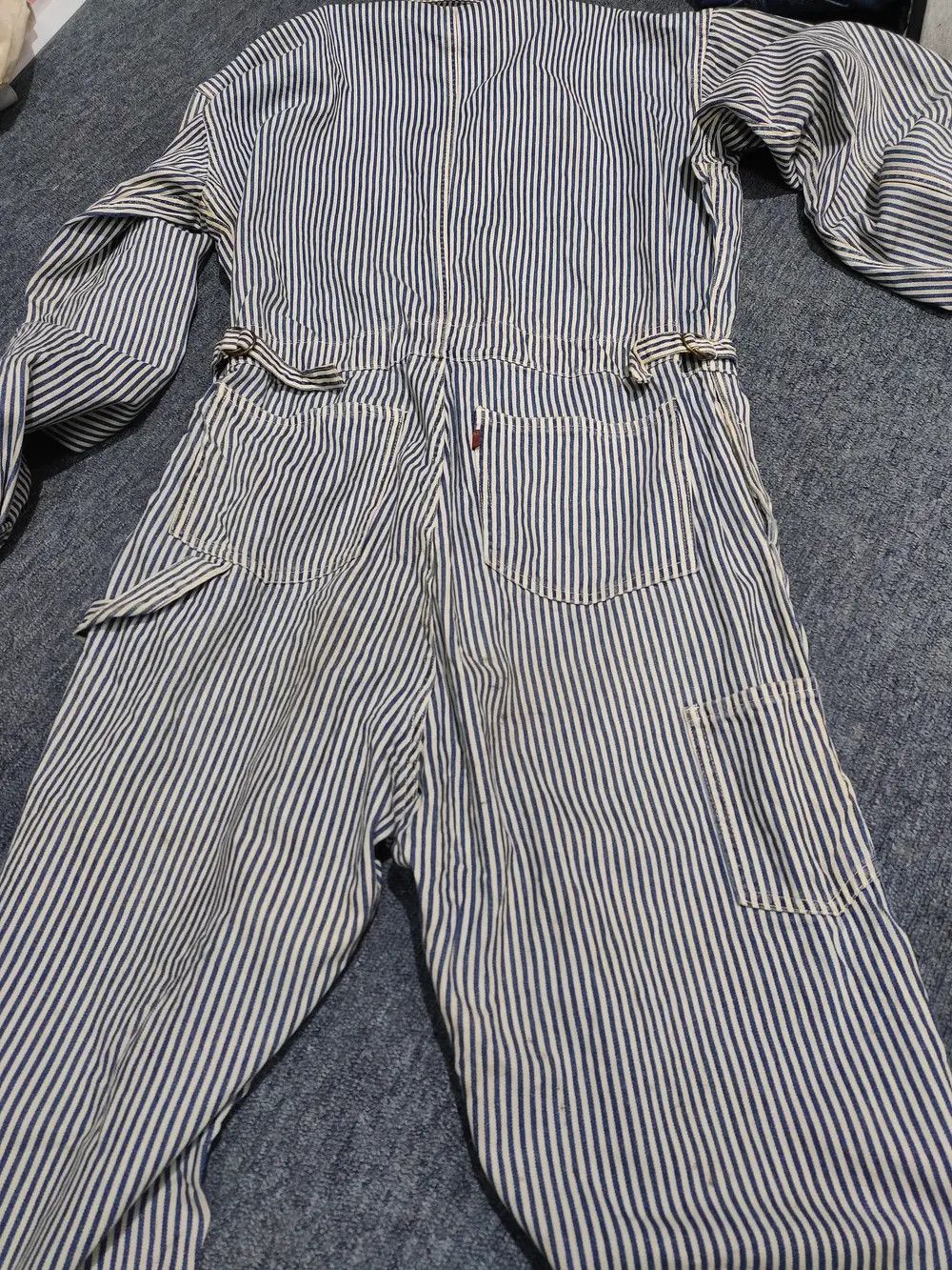Vintage Vintage USA Olympic 84 hickory overall Size US 35 - 6 Thumbnail