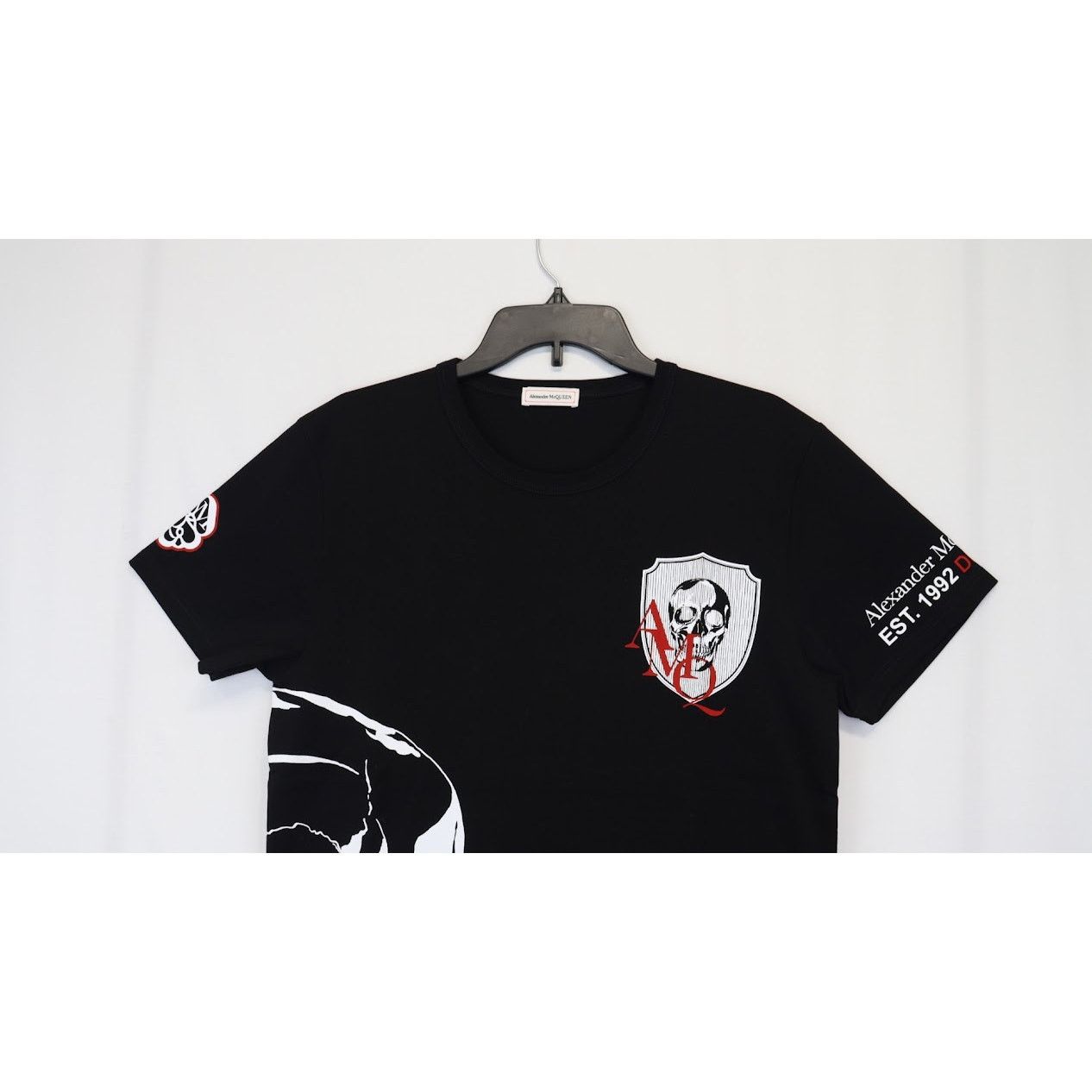 Alexander McQueen o1rshd1 ***Defective / T-Shirt in Black Size US S / EU 44-46 / 1 - 5 Thumbnail