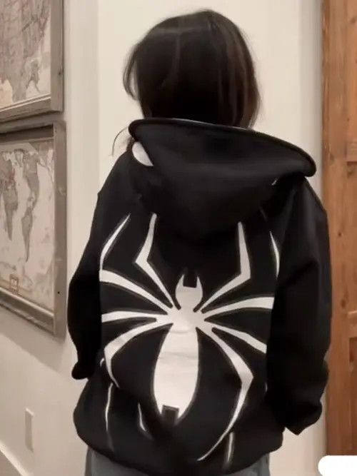 Japanese Brand Kitajima x Hino Y2KSpider Web Unisex VHoodie Size US L / EU 52-54 / 3 - 3 Thumbnail