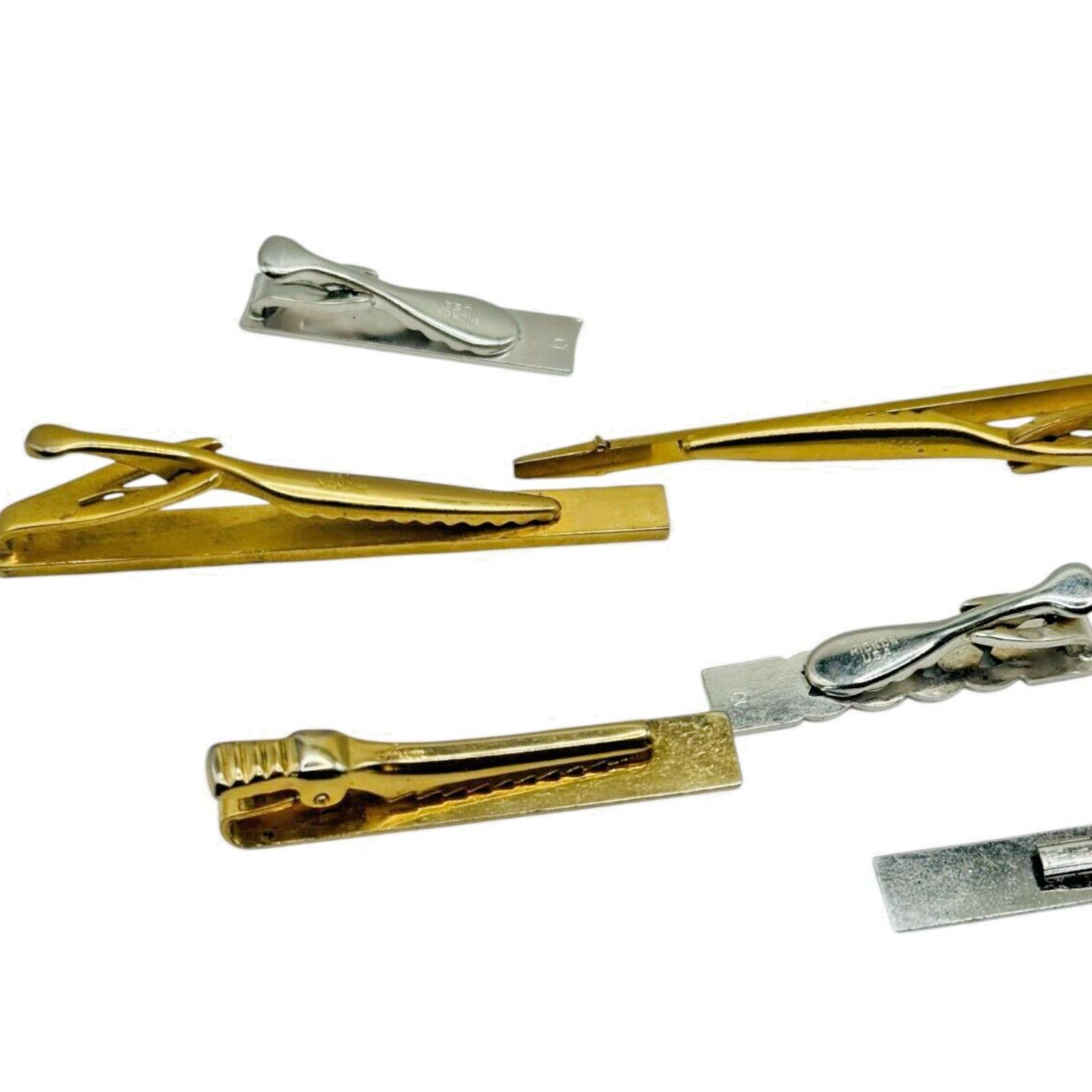 The Unbranded Brand Lot of 6 VNTG Tie Clips Foster, Anson, Hickok Men's Jewelry Size ONE SIZE - 5 Thumbnail