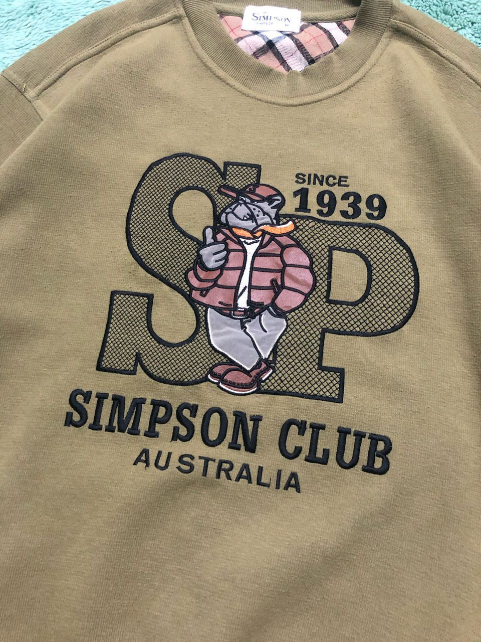 Vintage VINTAGE SIMPSON CLUB AUSTRALIA SWEATSHIRT EMBROIDERED PRINT Size US M / EU 48-50 / 2 - 7 Thumbnail