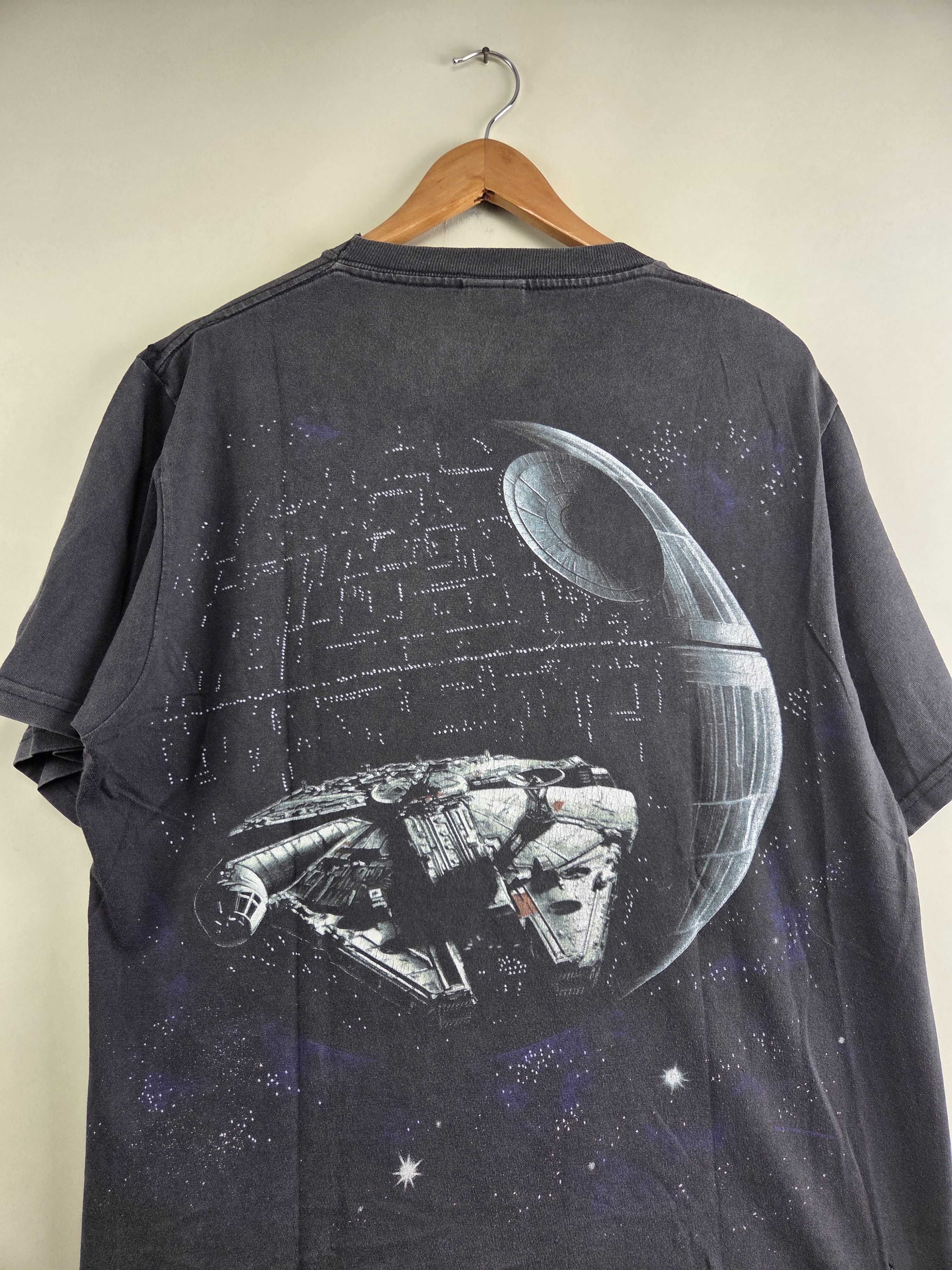 Star Wars × Vintage 90s Star Wars Death star All over print L 21.5" 29.5" Size US L / EU 52-54 / 3 - 6 Thumbnail