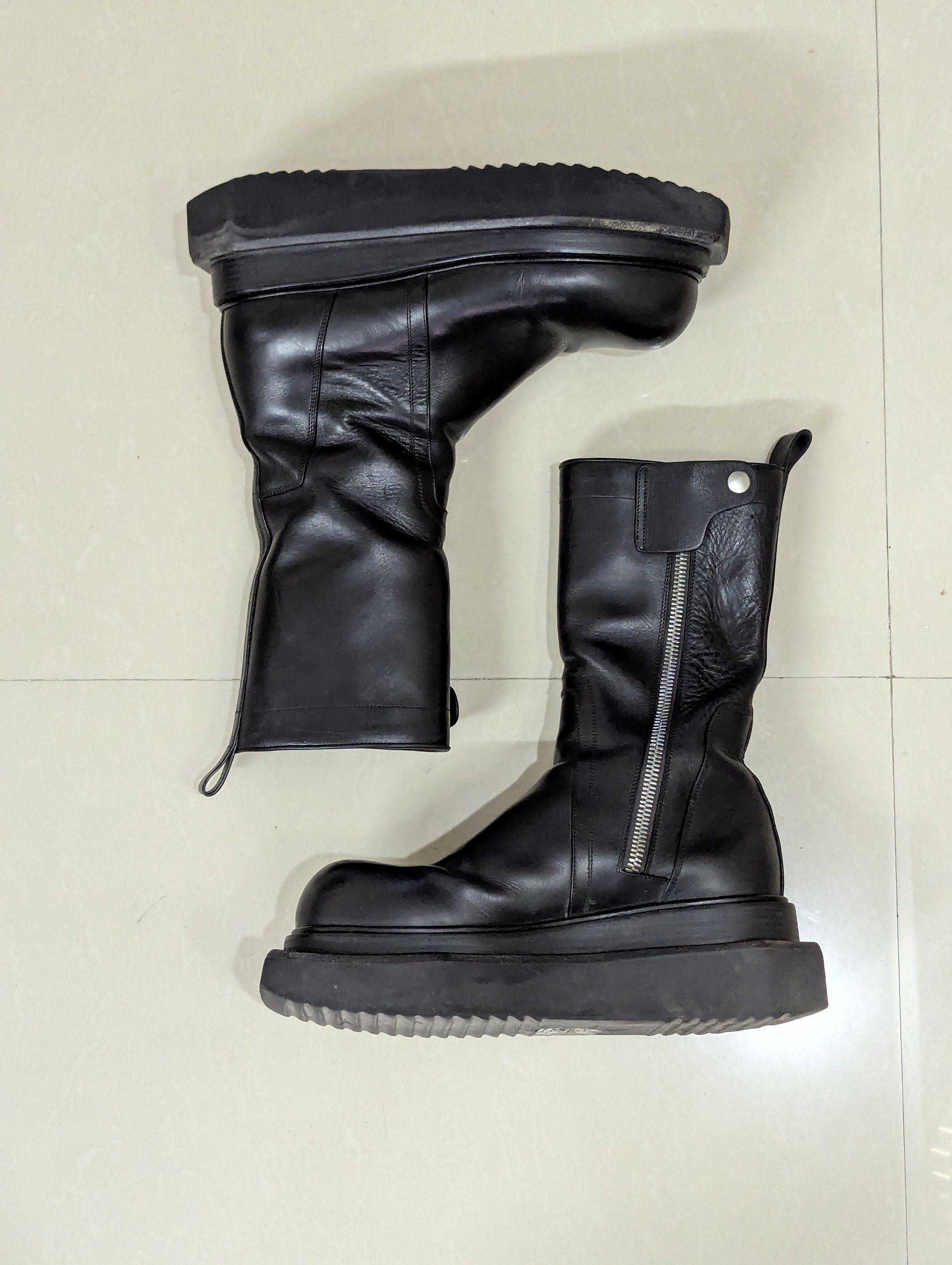 Rick OwensリックオウエンスCREEPER TURBO CYCLOPS Rick Owens Black Creeper Turbo Cyclops Boots Rick Owens