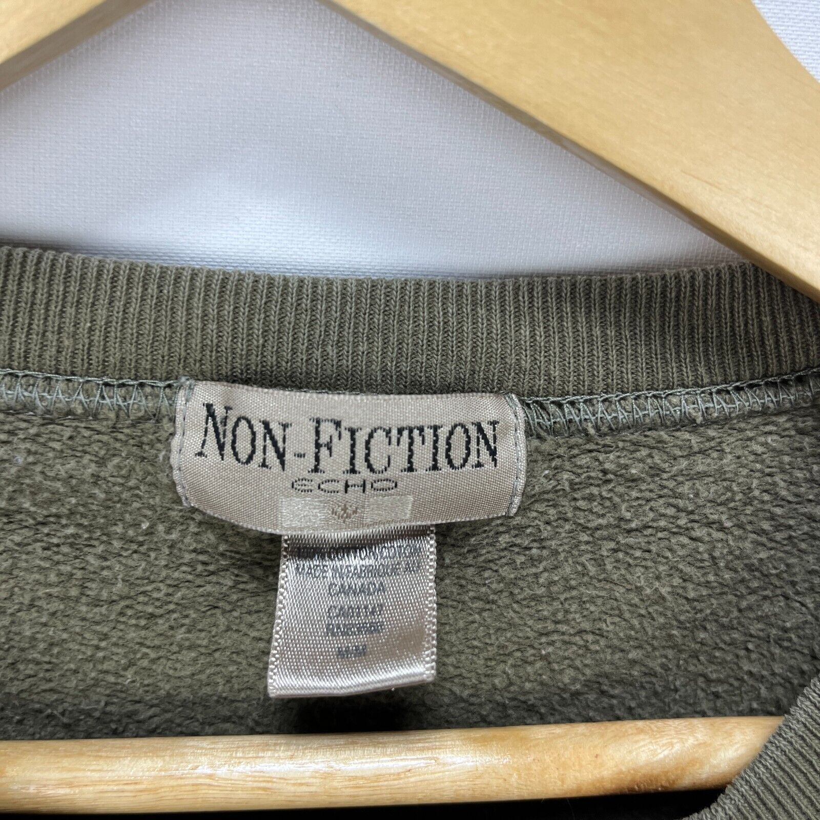 Vintage Vintage 90s Non Fiction Made in Canada Faded Sweatshirt XL Size US XL / EU 56 / 4 - 4 Thumbnail