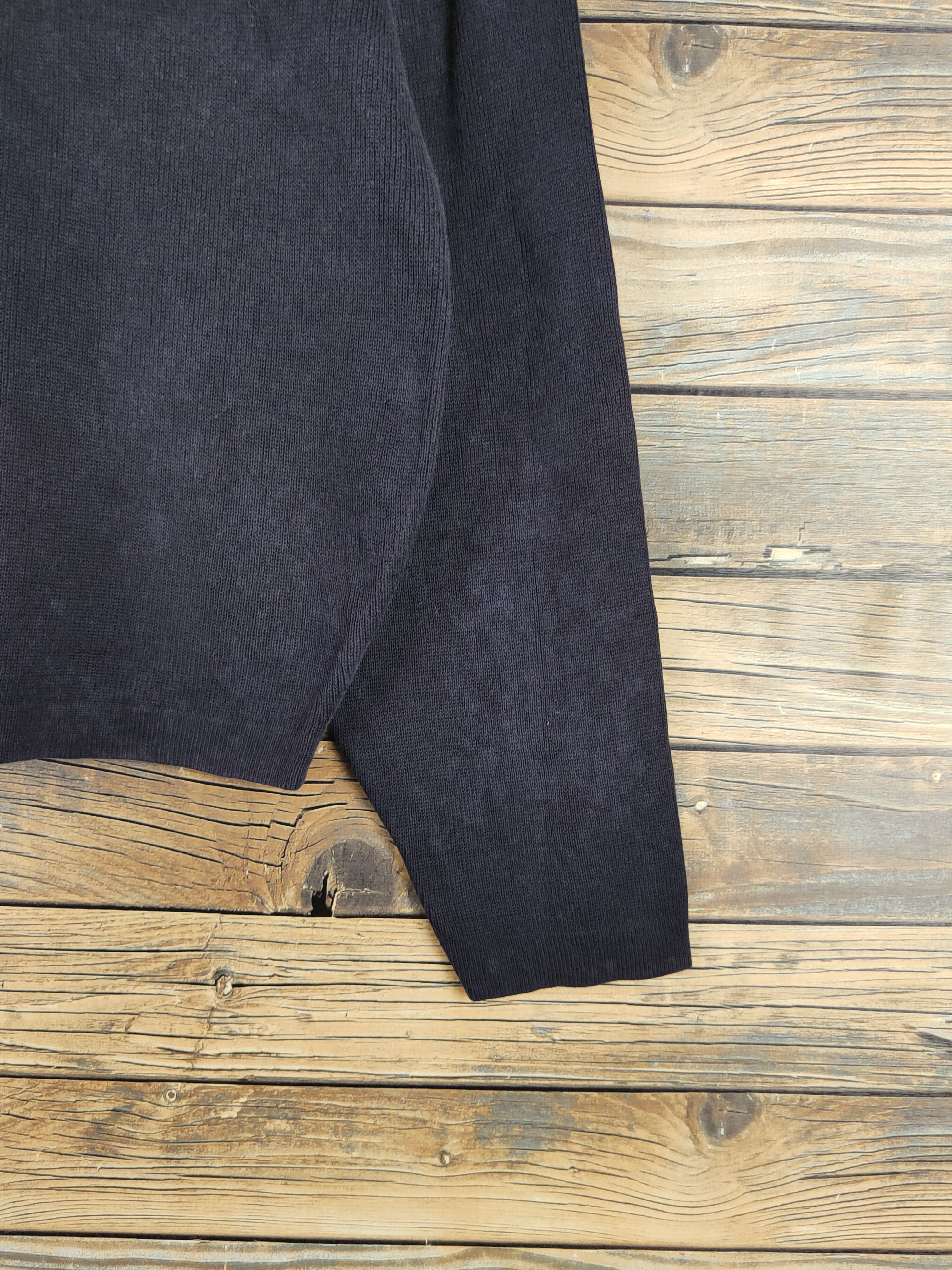 Japanese Brand × Vintage Yavis Black Knitwear Long Sleeve T-shirts #W1466 Size US L / EU 52-54 / 3 - 6 Thumbnail