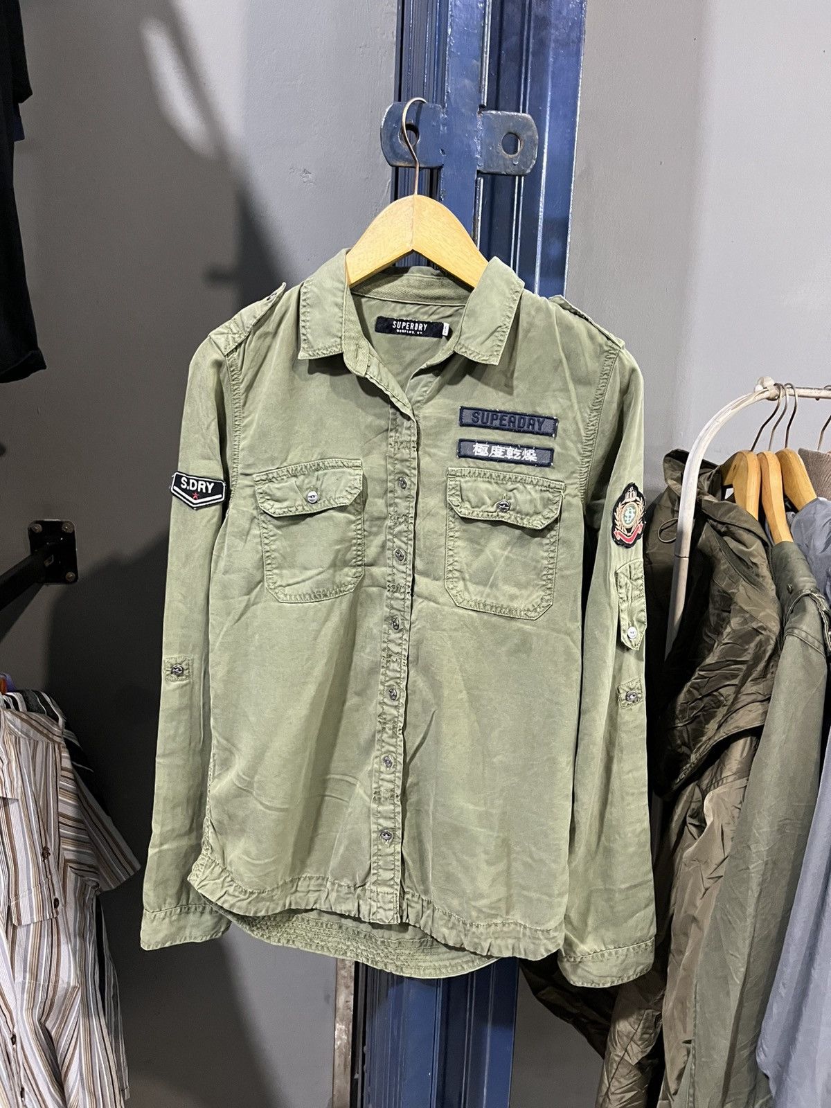 Superdry Vintage superdry outer button ups shirt Size XS / US 0-2 / IT 36-38 - 2 Thumbnail