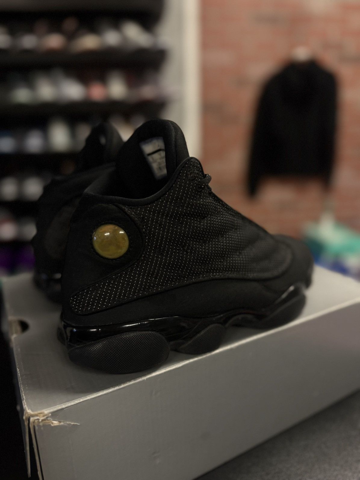 Jordan Brand Jordan 13 Black Cat Size 8 🧼 W BOX (2017) Size US 8 / EU 41 - 3 Thumbnail