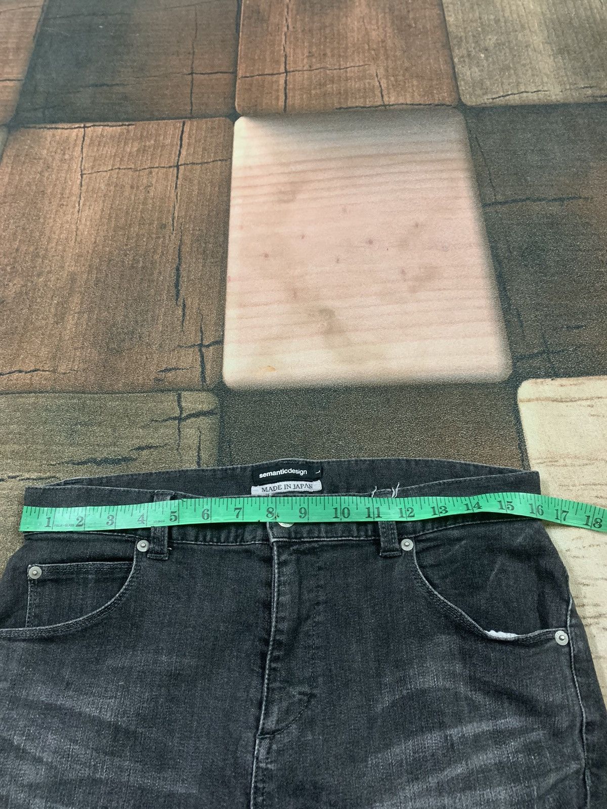 semanticdesign 🇯🇵 SEMANTIC DESIGN skinny jeans stone wash faded style Size US 32 / EU 48 - 14 Thumbnail