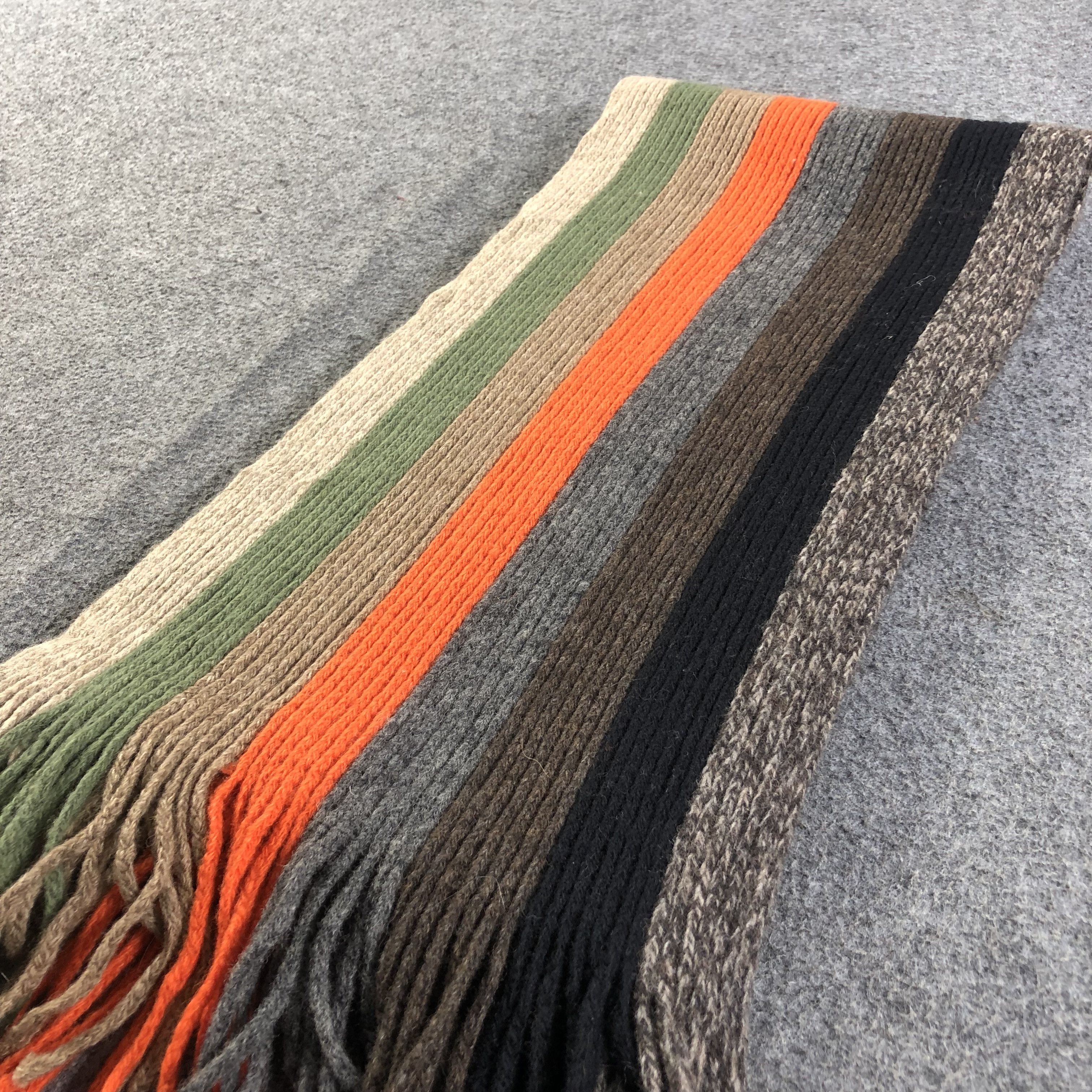 Gap GAP Striped Knit Wool Scarf Muffler V1089 Size ONE SIZE - 3 Thumbnail