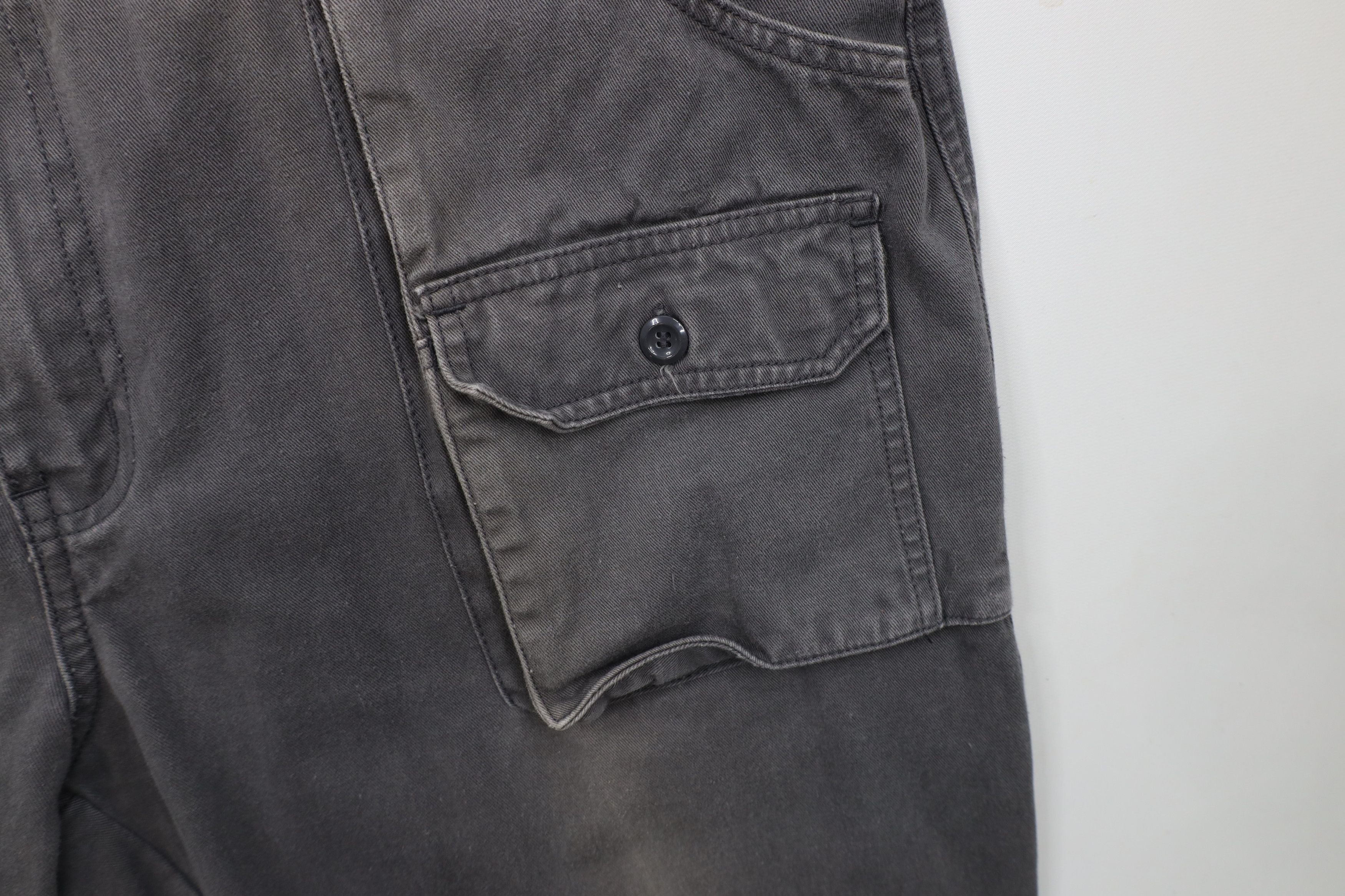 Vintage Vintage 90s Streetwear Baggy Wide Leg Cargo Pants Gray Size US 40 / EU 56 - 7 Thumbnail