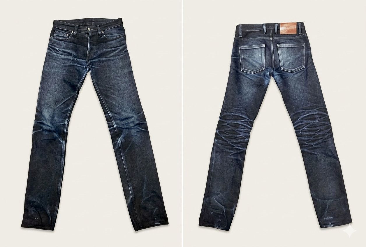 3sixteen NEW 3sixteen men’s ST-121x shadow selvedge raw denim 17oz Size US 32 / EU 48 - 9 Thumbnail