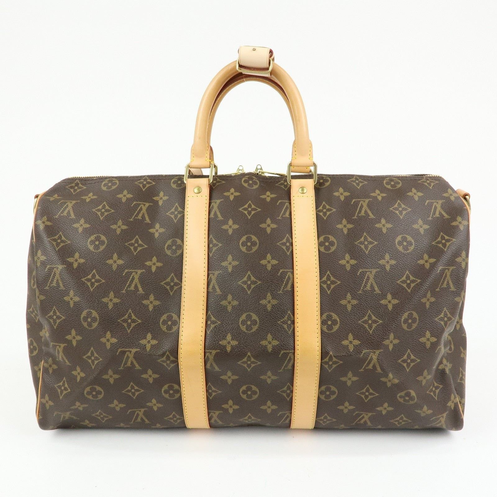Louis Vuitton Louis Vuitton Monogram Keepall Bandouliere 45 Duffle Bag Size ONE SIZE - 2 Thumbnail