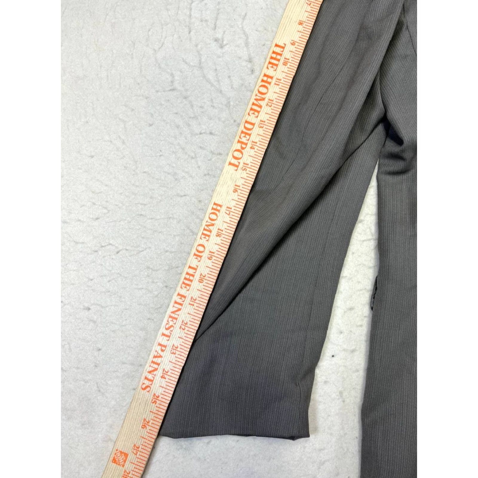 Kenneth Cole KENNETH COLE Blazer Jacket 100% Wool Twill Double/Vented 2 Button Men 46R Beige Formal Business Casual Size 46R - 4 Thumbnail