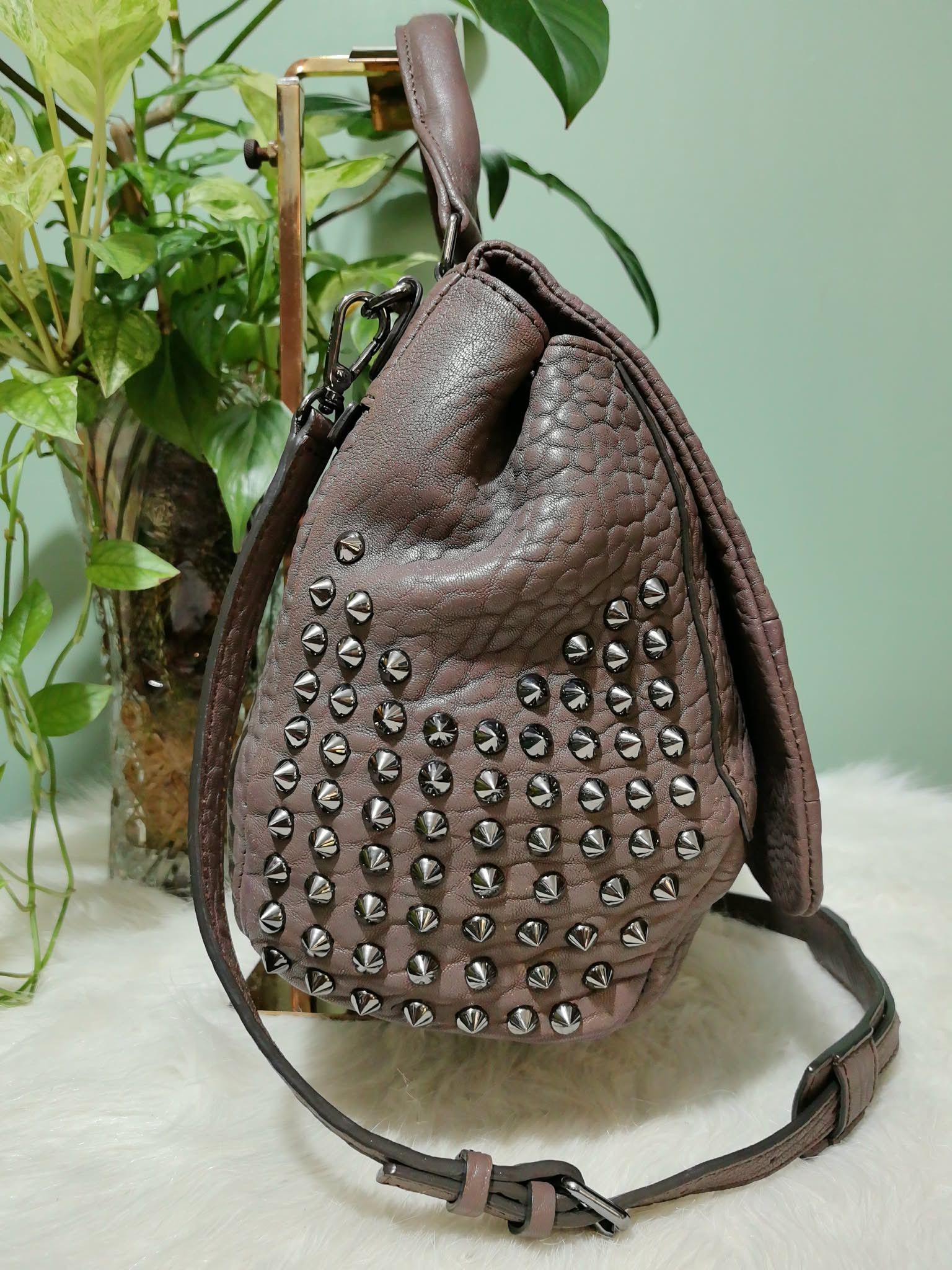 MCM MCM 2way leather flapbag taupe leather Size ONE SIZE - 11 Thumbnail