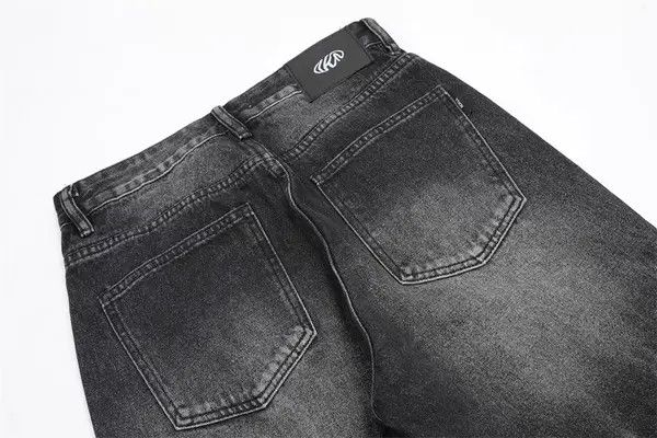 Japanese Brand VIBE Men's loose straight trendy tie-dye distressed jeans Size US 32 / EU 48 - 4 Thumbnail