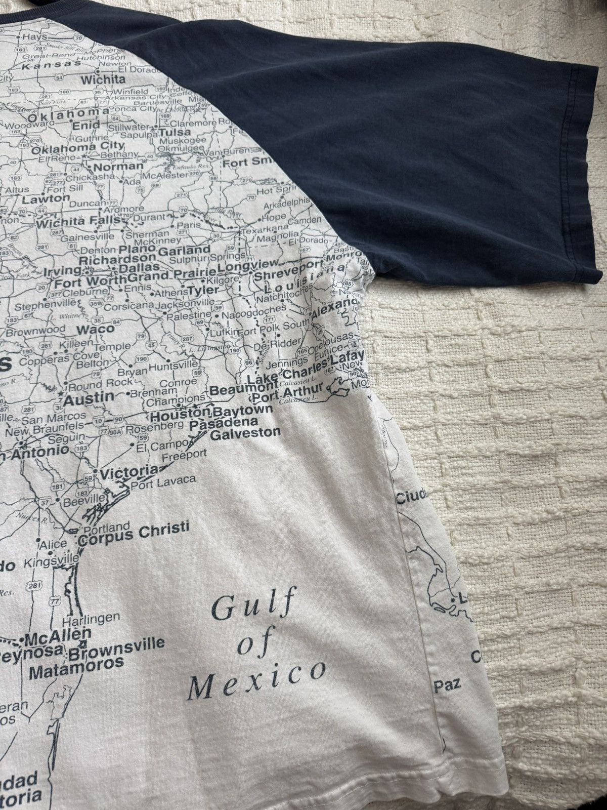 Vintage Map of Texas Tee Shirt Size US L / EU 52-54 / 3 - 8 Thumbnail