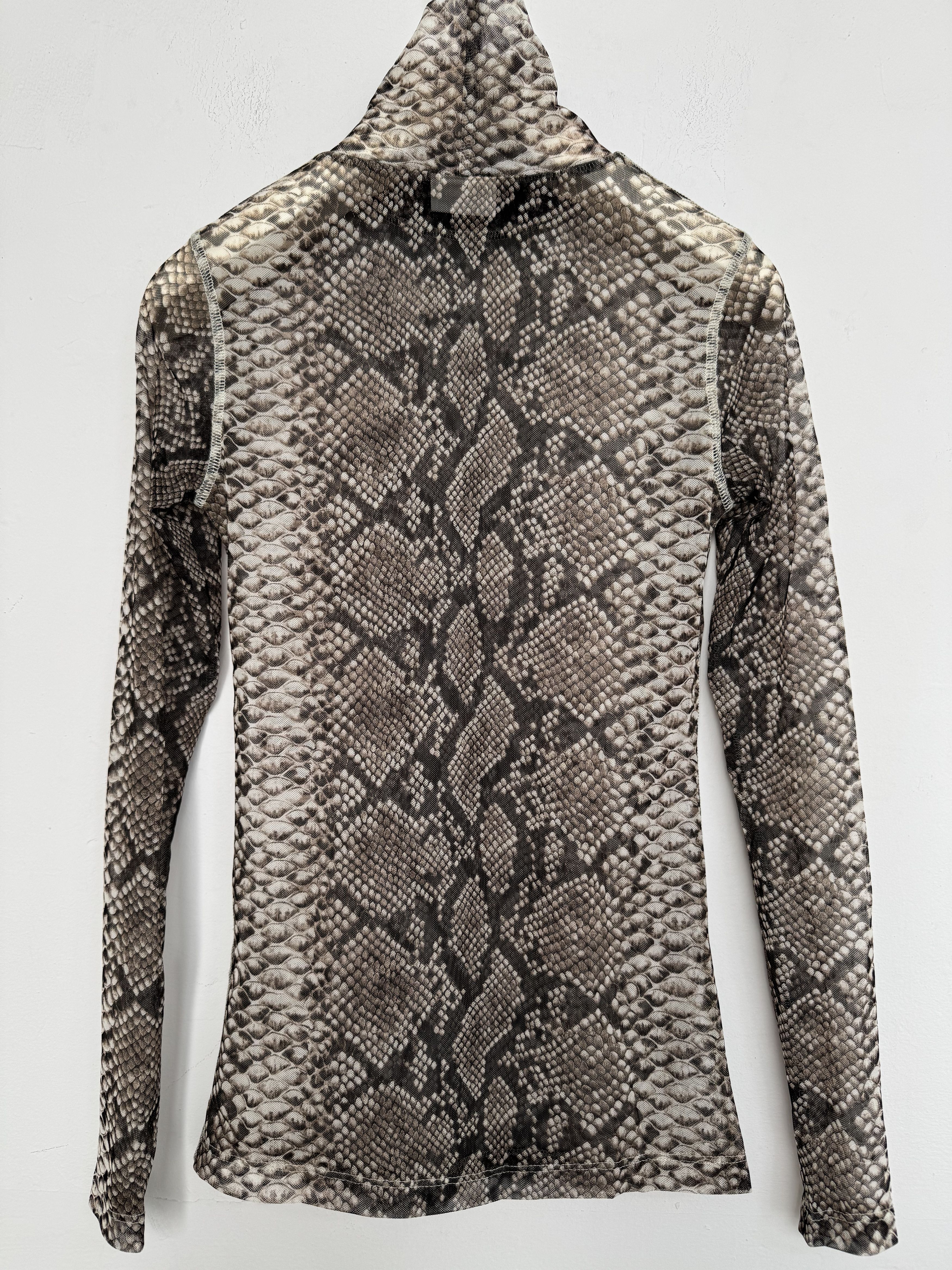 Dries Van Noten Long Sleeve Mesh Top Size XS / US 0-2 / IT 36-38 - 2 Thumbnail