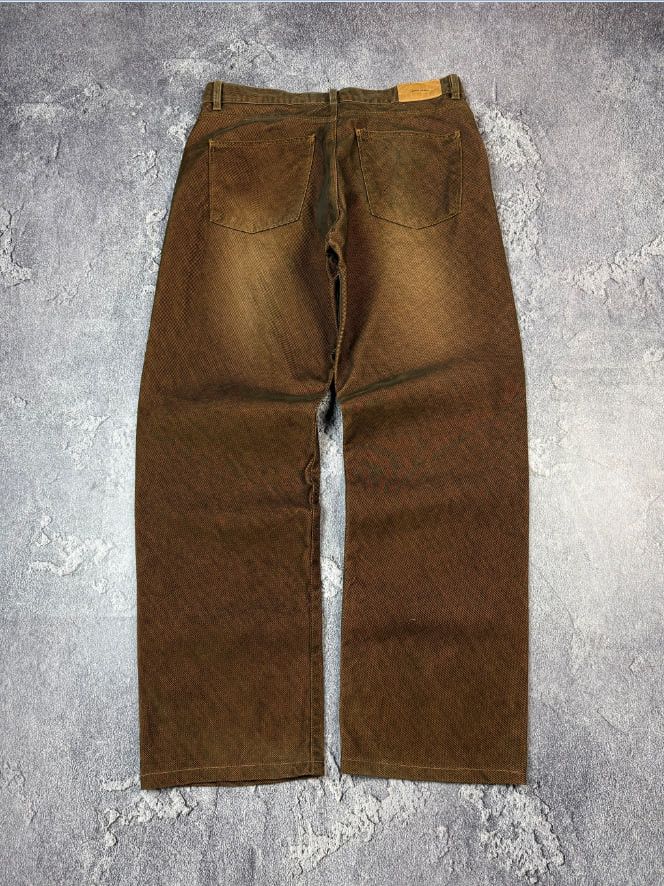 Y2K Baggy Zara Faded Corduroy Jeans 2000s