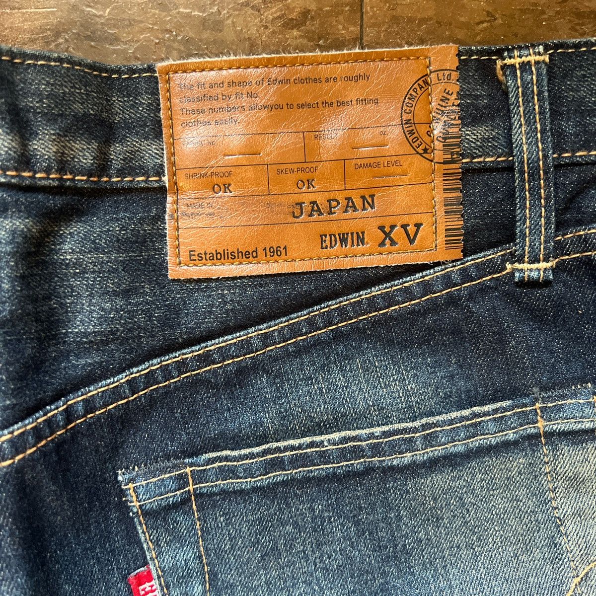 Edwin Edwin Dark Wash Jeans Size US 32 / EU 48 - 3 Thumbnail