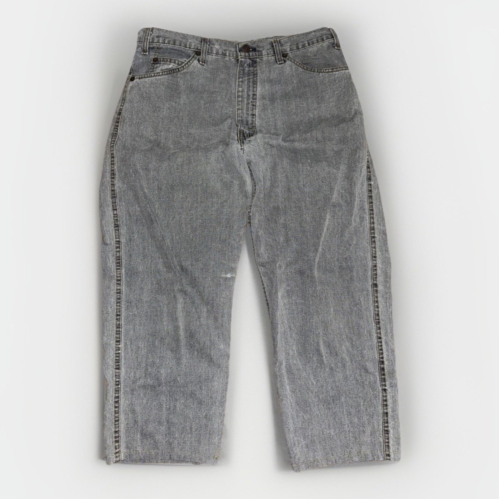 Levi's × Vintage Vintage Levi’s 505 Jeans Made in USA Gray Zip Fly Orange Tab Size US 34 / EU 50 - 1 Thumbnail