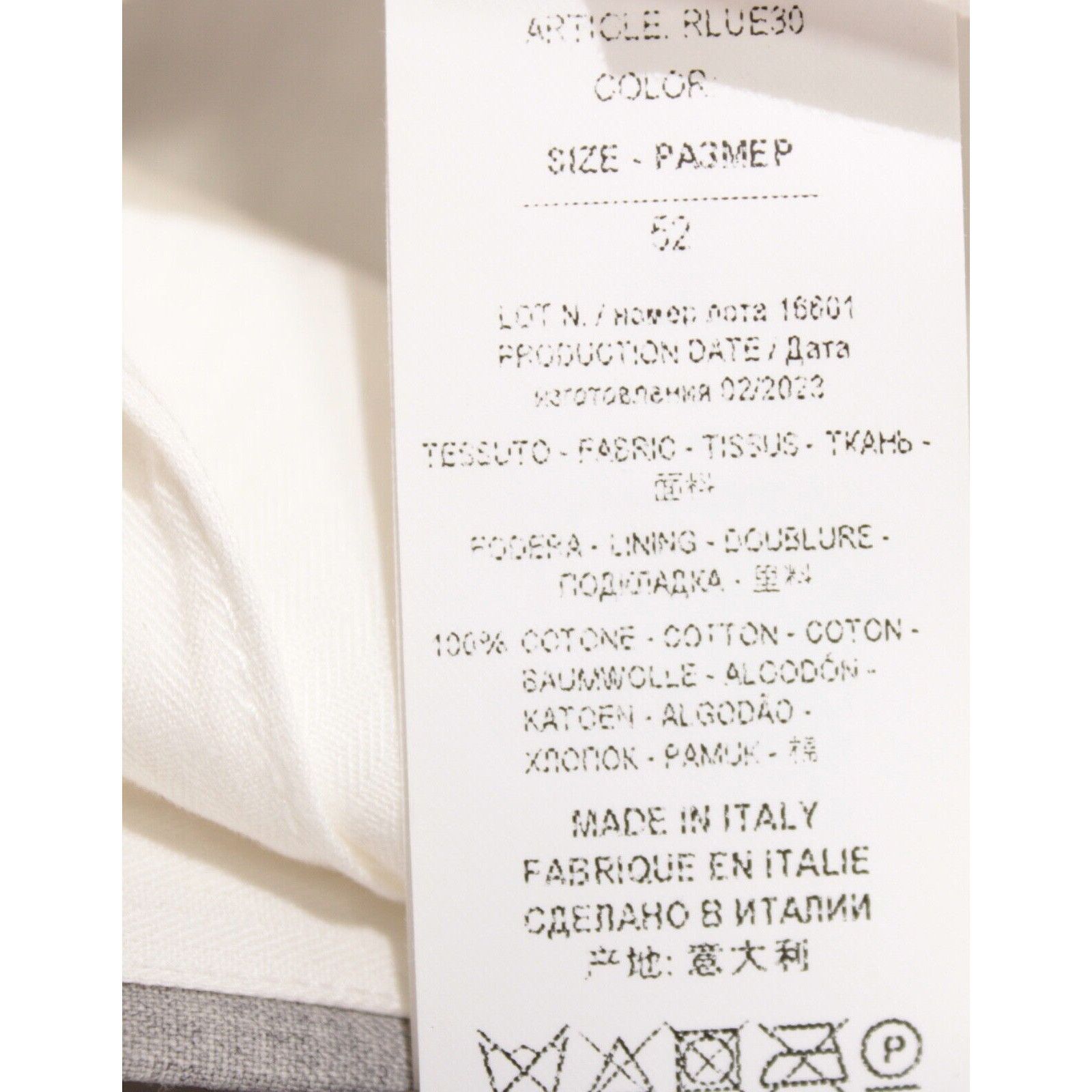 Kiton Kiton New with tags Dress Pants Size 36 US In Gray Size US 36 / EU 52 - 4 Thumbnail