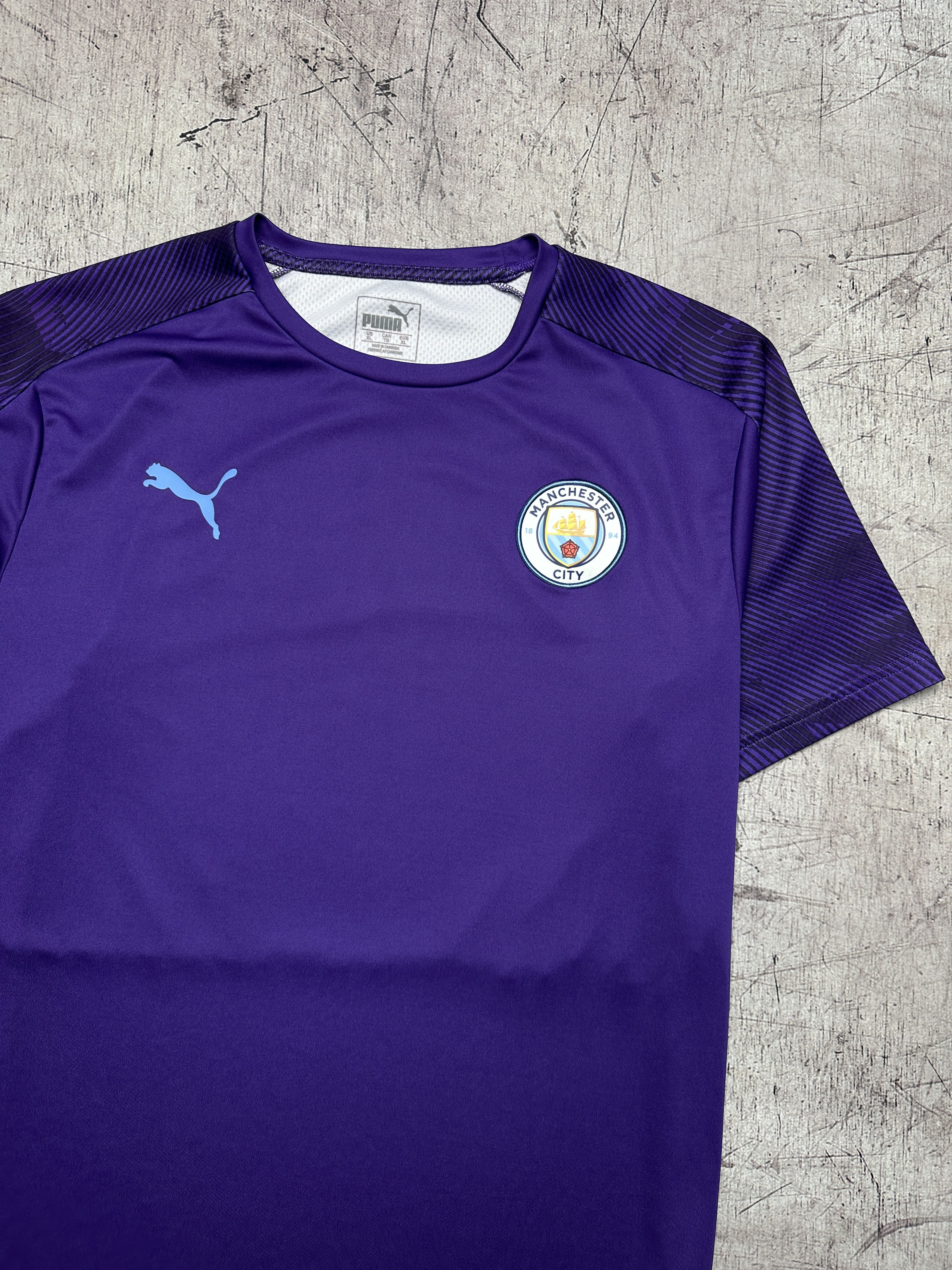 Puma Puma Manchester City Vintage Mens Jersey T-Shirt Size US XL / EU 56 / 4 - 2 Thumbnail