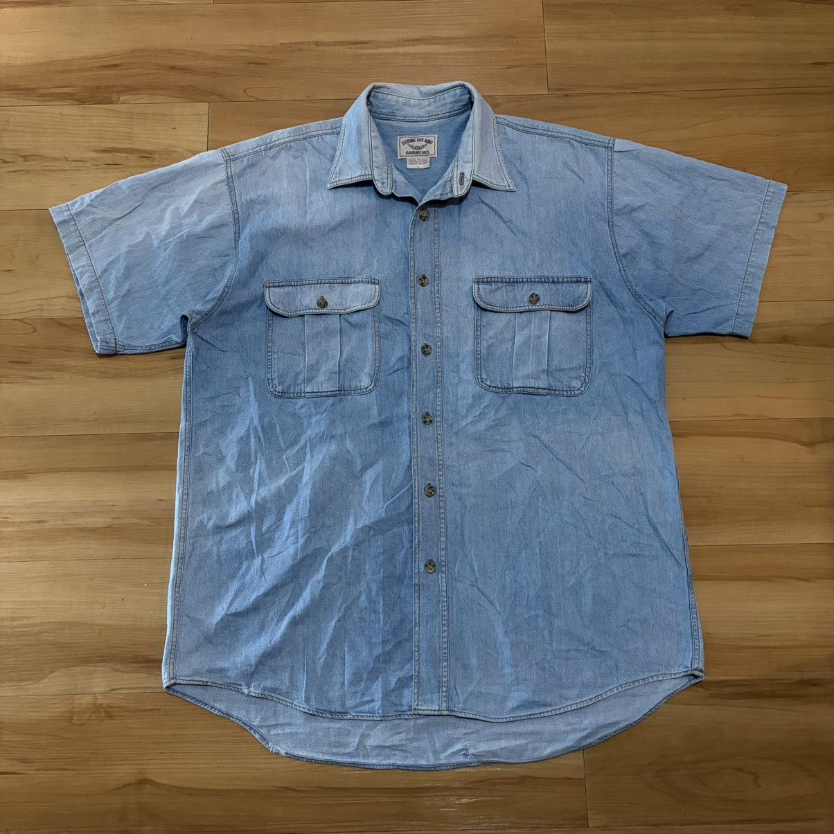 Stone Island Vintage stone island garments denim shirt Size US L / EU 52-54 / 3 - 1 Thumbnail