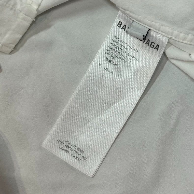 Balenciaga Balenciaga size 39 Nasa joint medal white long-sleeved shi Size US XS / EU 42 / 0 - 7 Thumbnail