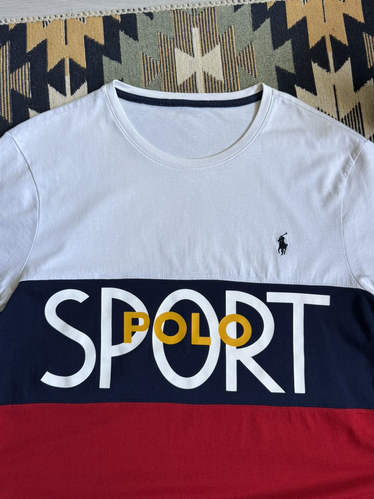 Polo Ralph Lauren Polo Ralph Lauren Sport Big Logo Colour Block T-shirt Size US M / EU 48-50 / 2 - 5 Thumbnail